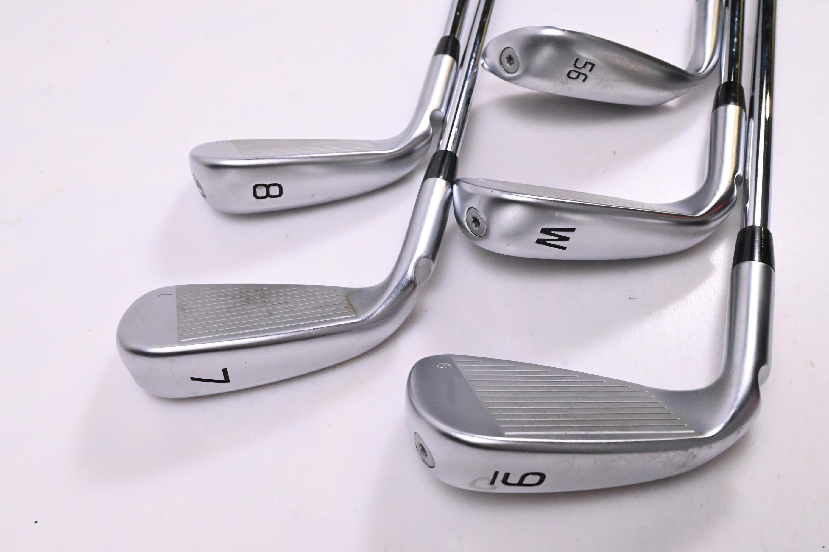 Ping G440 Irons / 7-PW+56° / Blue Dot / Regular Flex Ping AWT 3.0 Shafts