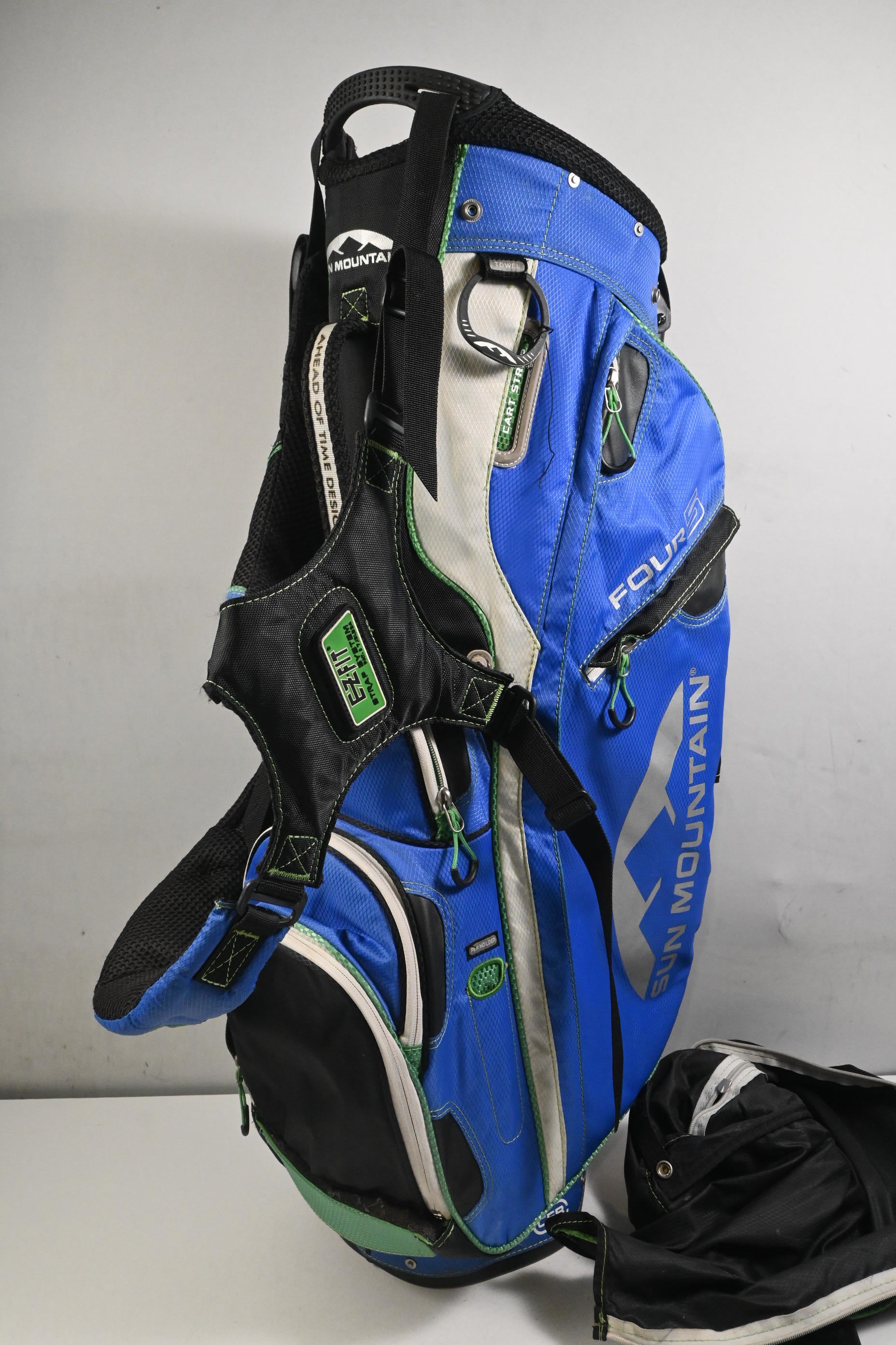 Sun Mountain Four 5 Stand Bag / 14-Way Divider / Blue, Black & White