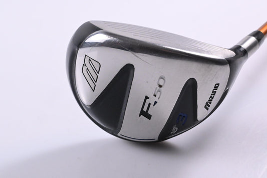 Mizuno F-50 #3 Wood / 15 Degree / Stiff Flex Aldila NVS 65 Shaft