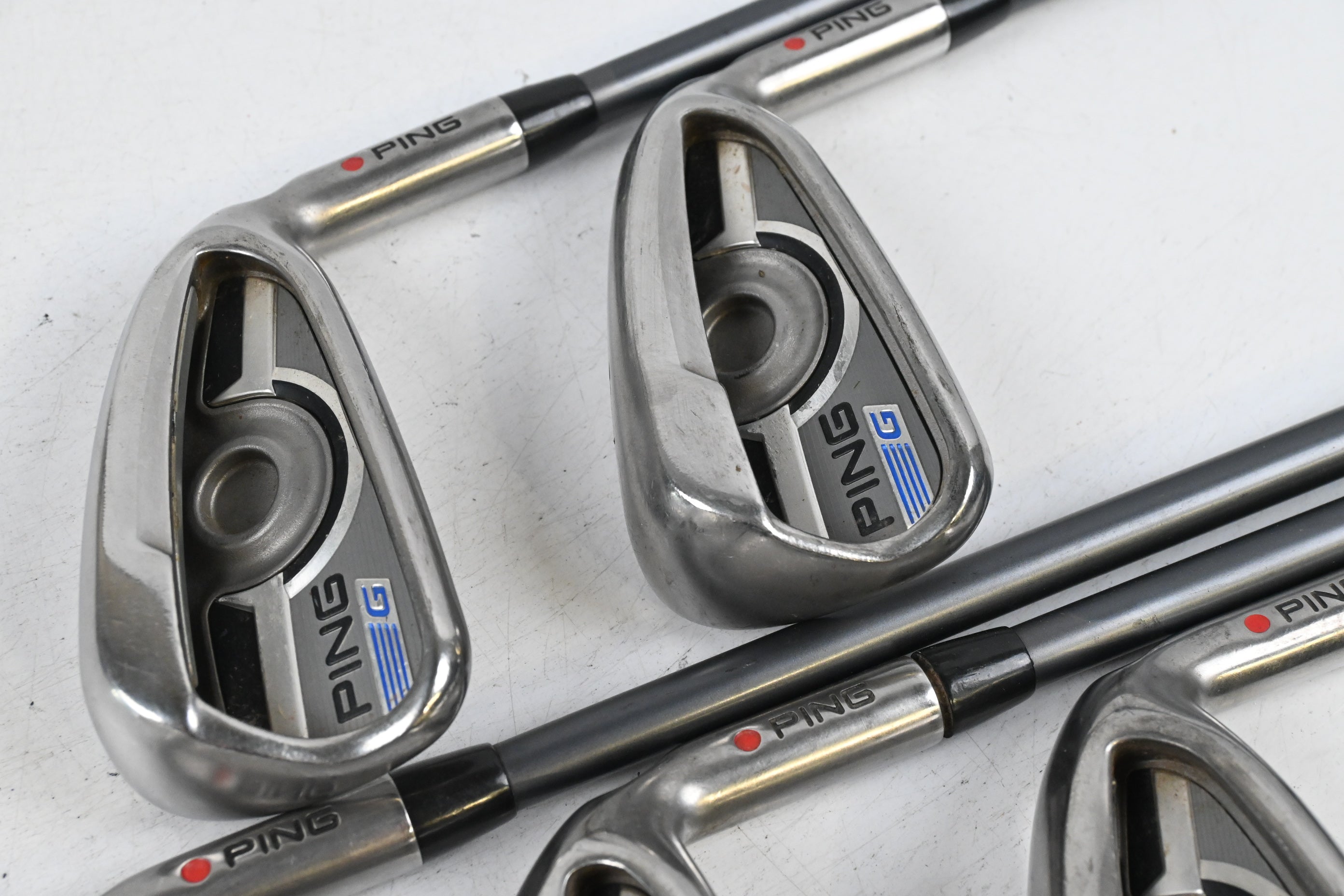 Ping G Series Irons / 6-PW / Red Dot / Regular Flex Ping CFS 70 Shafts
