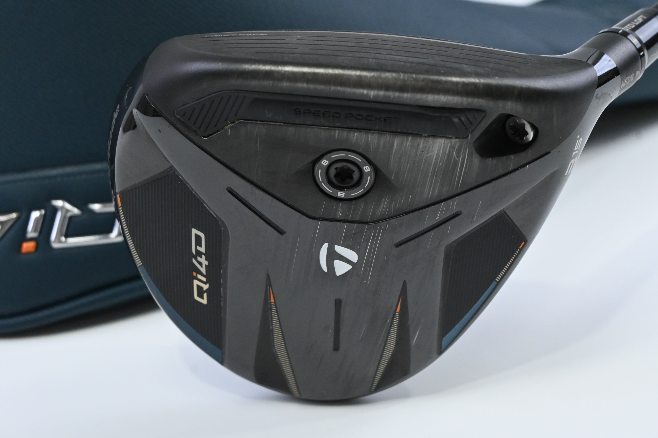 Taylormade Qi4D #3 Wood / 15 Degree / Stiff Flex Taylormade Reax Red 60 Shaft
