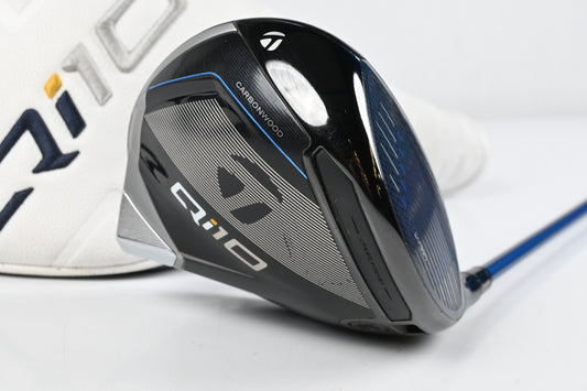 Taylormade Qi10 Driver / 10.5 Degree / Stiff Flex EvenFlow Riptide CB 60 Shaft