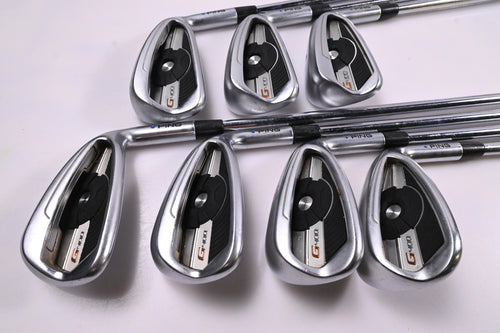 Ping G400 Irons / 5-PW+SW / Blue Dot / Regular Flex Ping AWT 2.0 Shafts