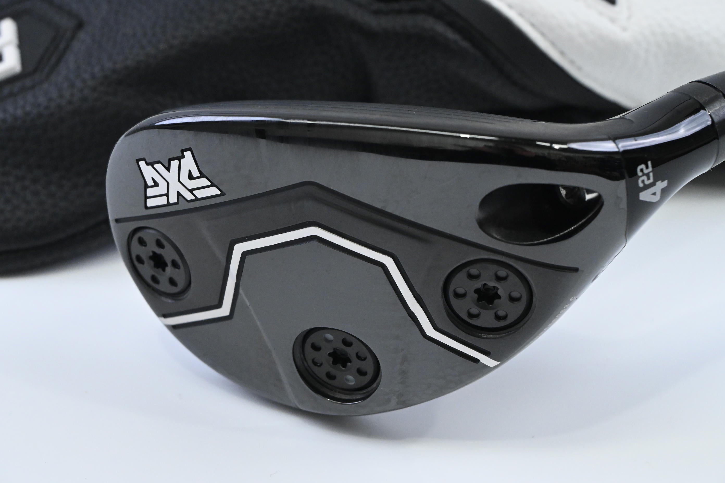 PXG Lightning #4 Hybrid / 22 Degree / Stiff Flex Denali Frost Blue 70 Shaft