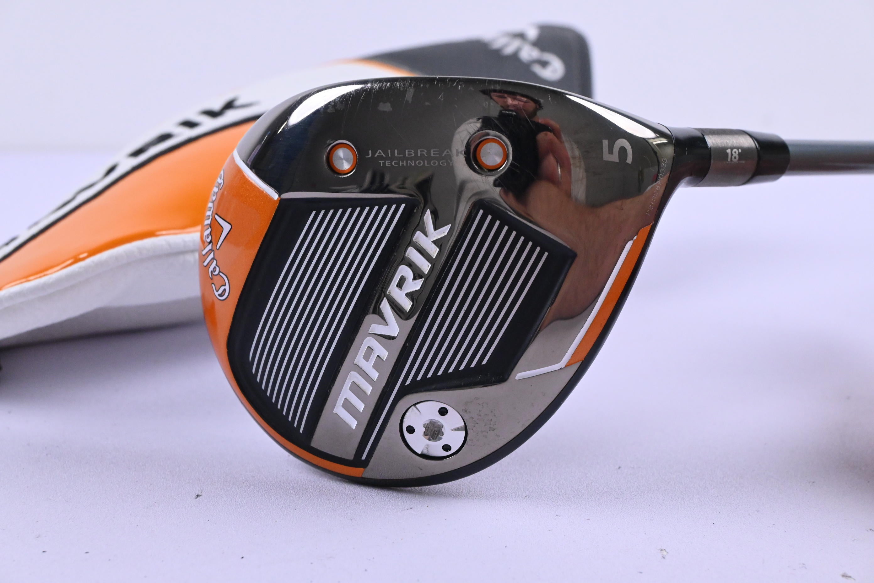 Ladies Callaway Mavrik #5 Wood / 18 Degree / Ladies Flex HZRDUS T800 45 Shaft