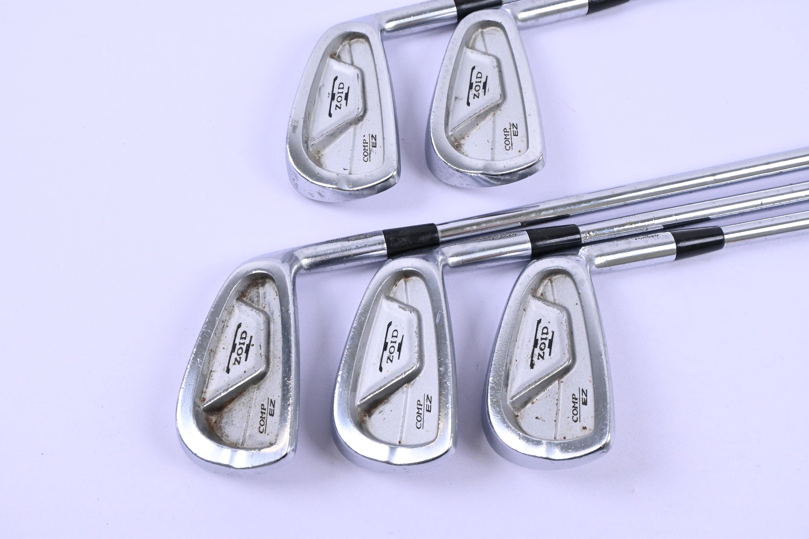 Mizuno T-Zoid Comp EZ Irons / 5-9i / Stiff Flex Steel Shafts