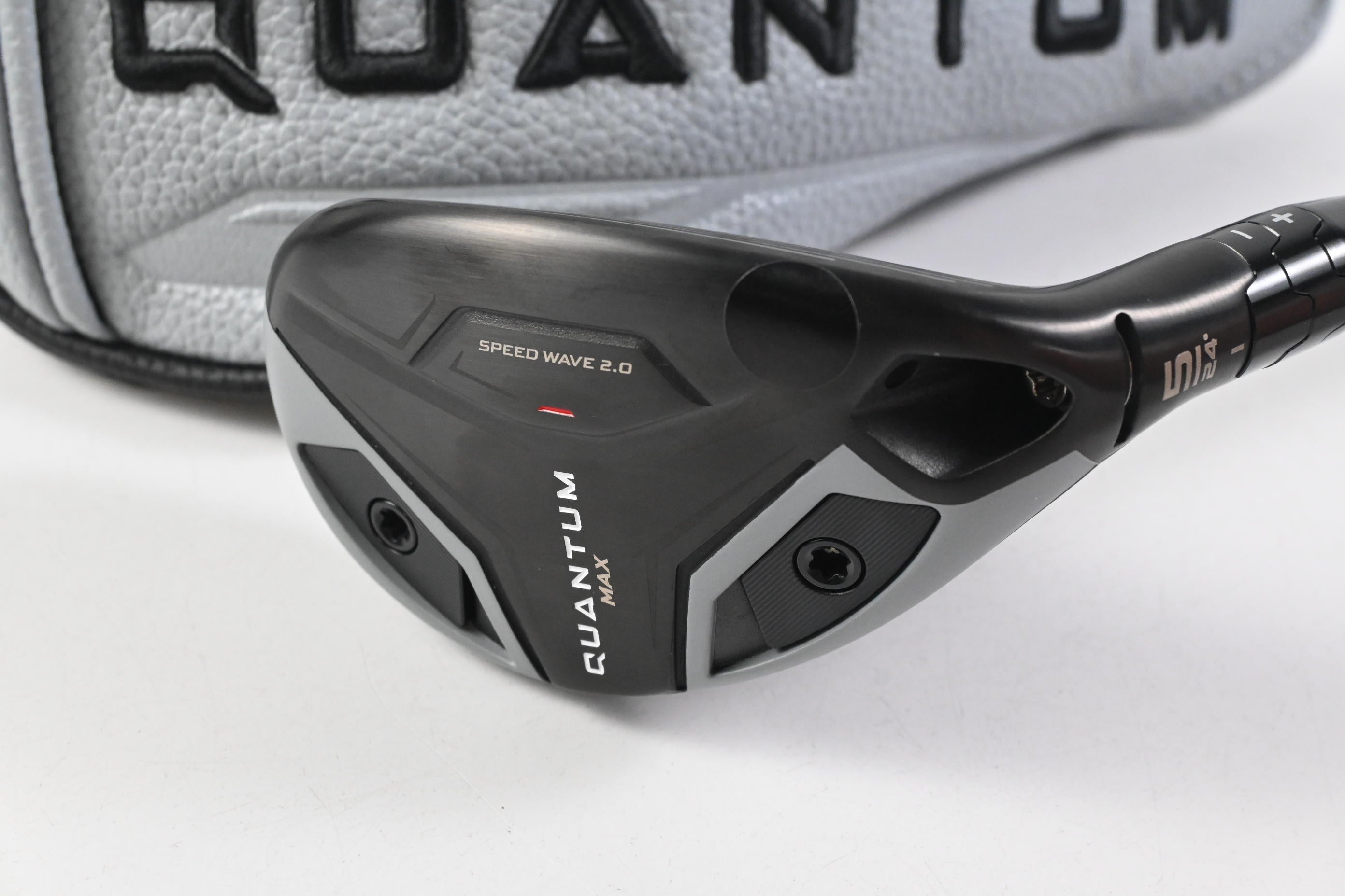 Callaway Quantum Max #5 Hybrid / 24 Degree / Regular Flex Denali Frost Silver 60