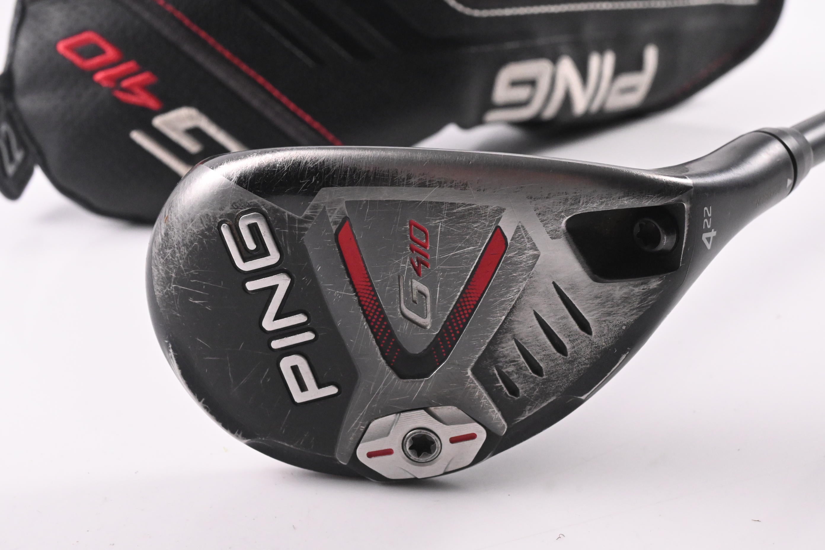 Ping G410 #4 Hybrid / 22 Degree / Stiff Flex Ping Alta CB Red 70 Shaft