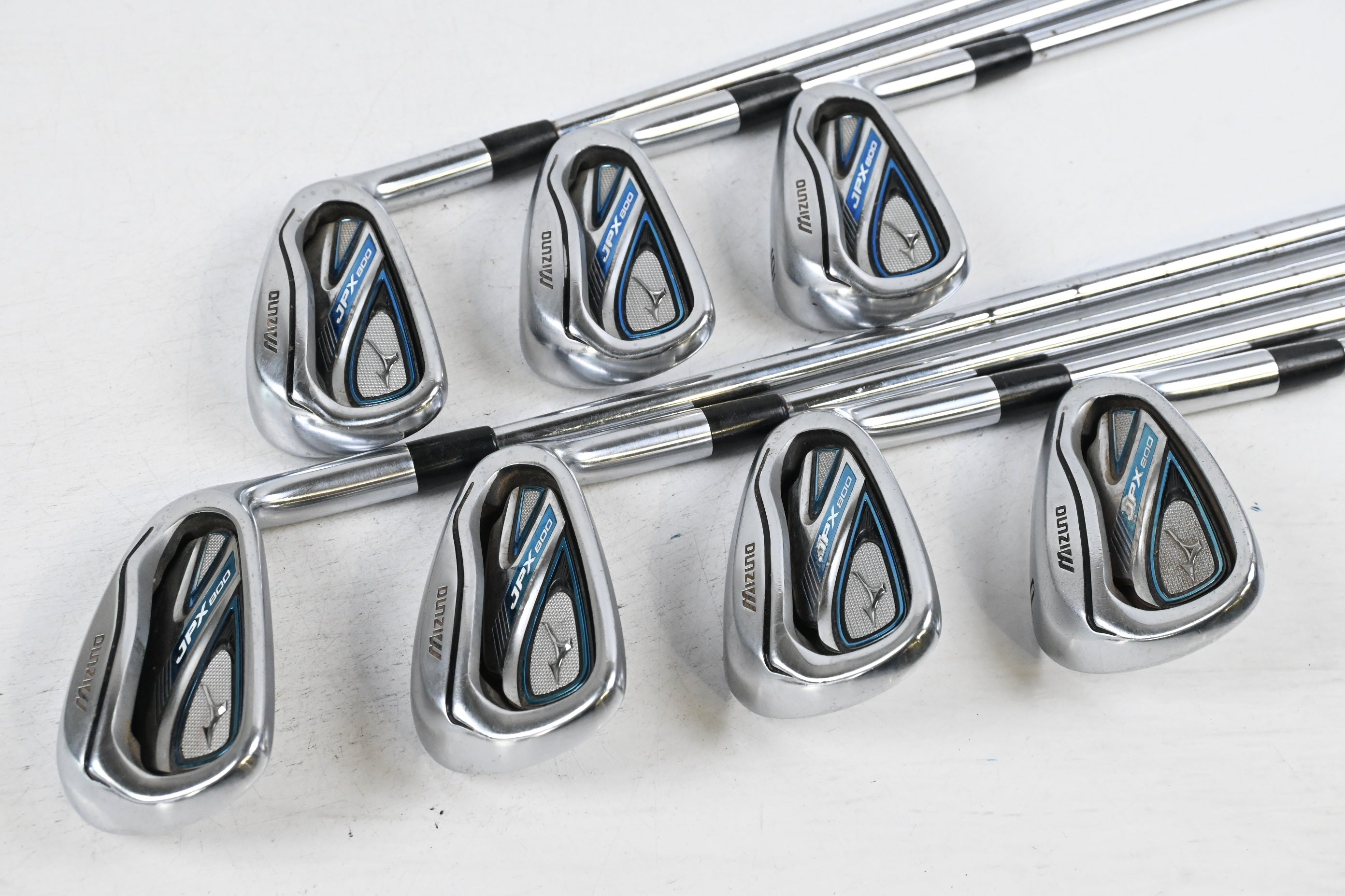 Mizuno JPX 800 Irons / 4-PW / Stiff Flex KBS Tour Shafts