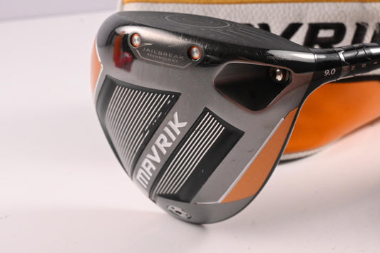 Callaway Mavrik Driver / 9 Degree / Stiff Flex Evenflow Riptide 50 Shaft