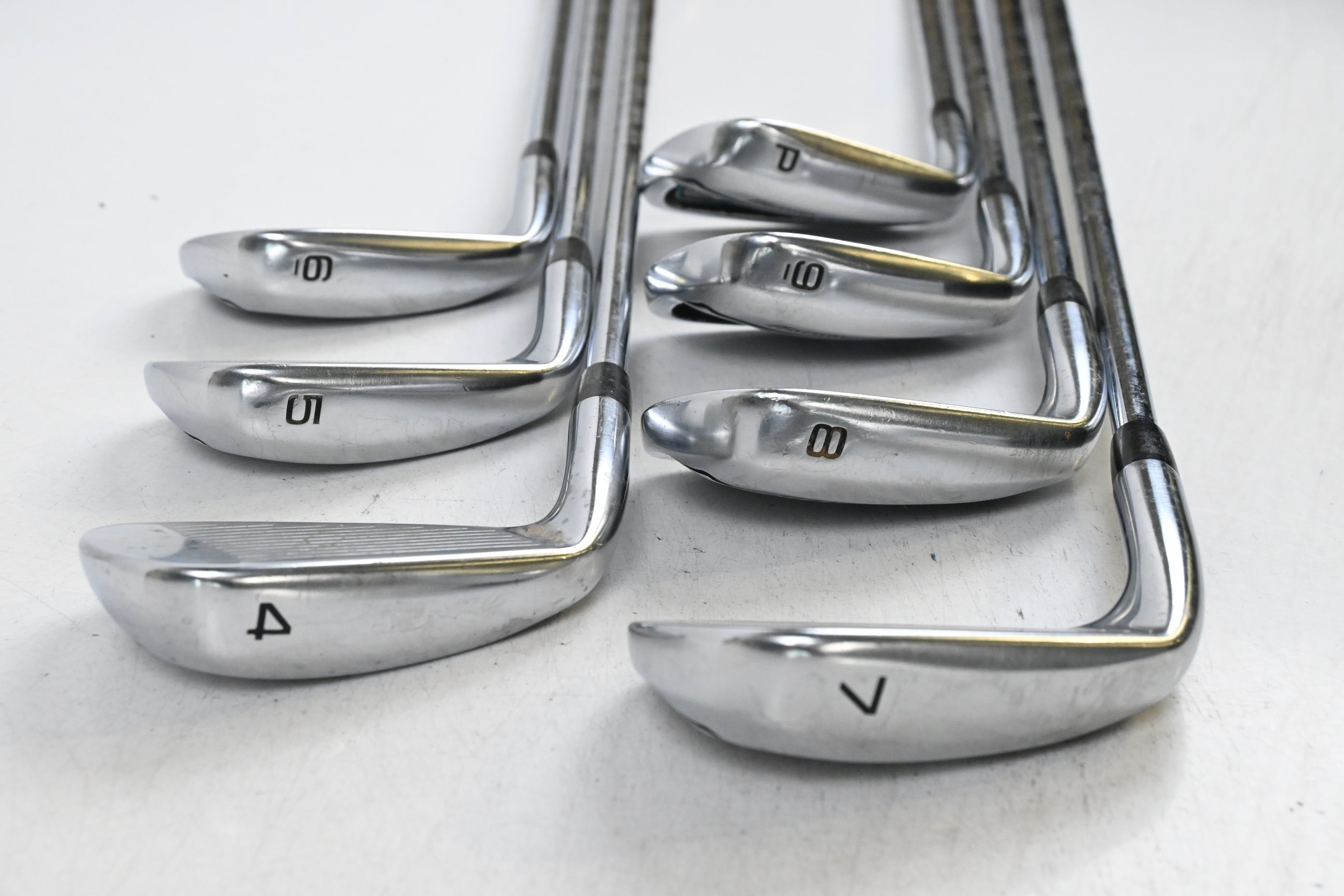 Mizuno JPX 800 Irons / 4-PW / Stiff Flex KBS Tour Shafts