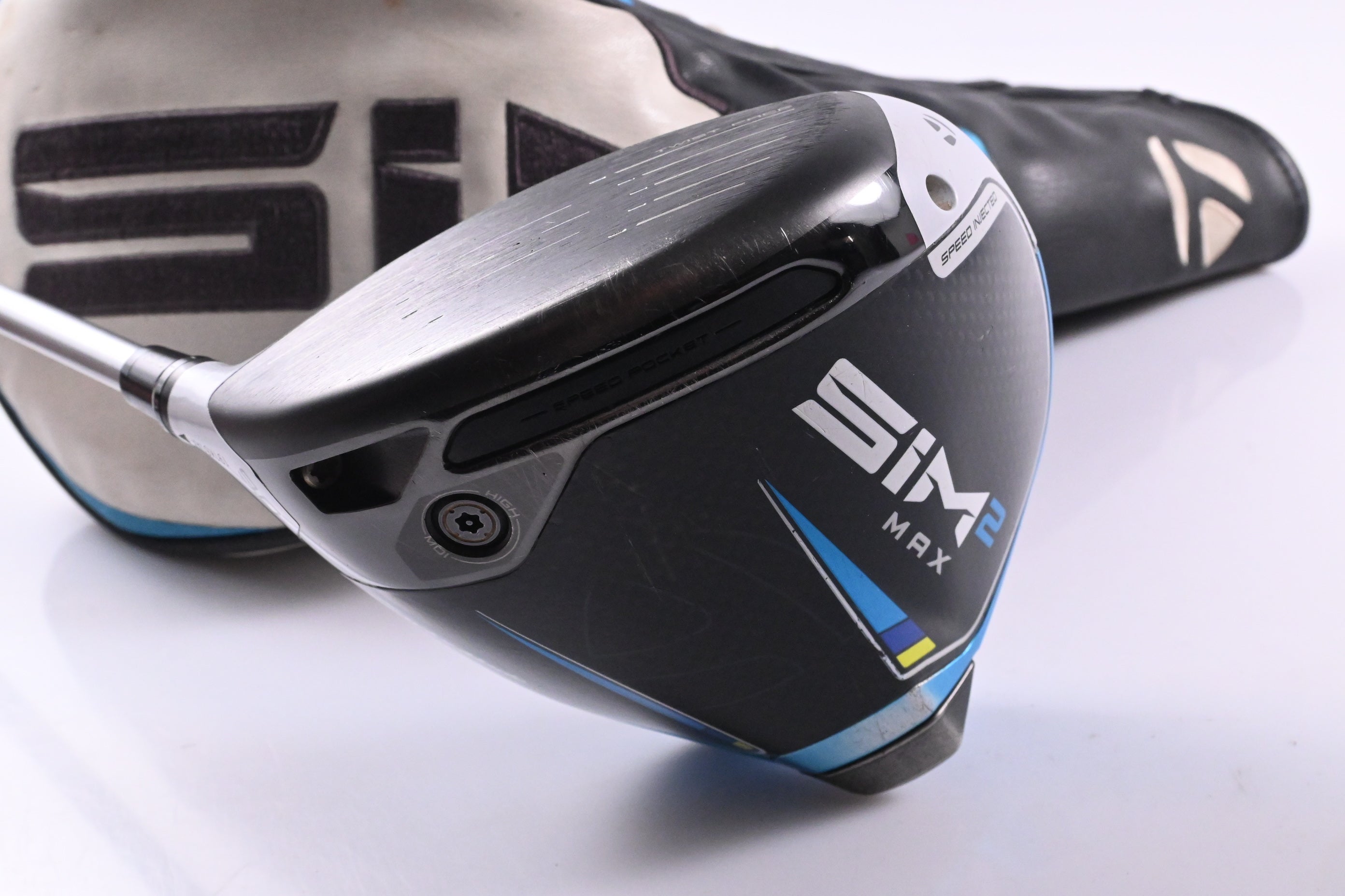 Left Hand Taylormade SIM2 Max Driver / 9 Degree / Stiff Flex Kuro Kage Silver 60