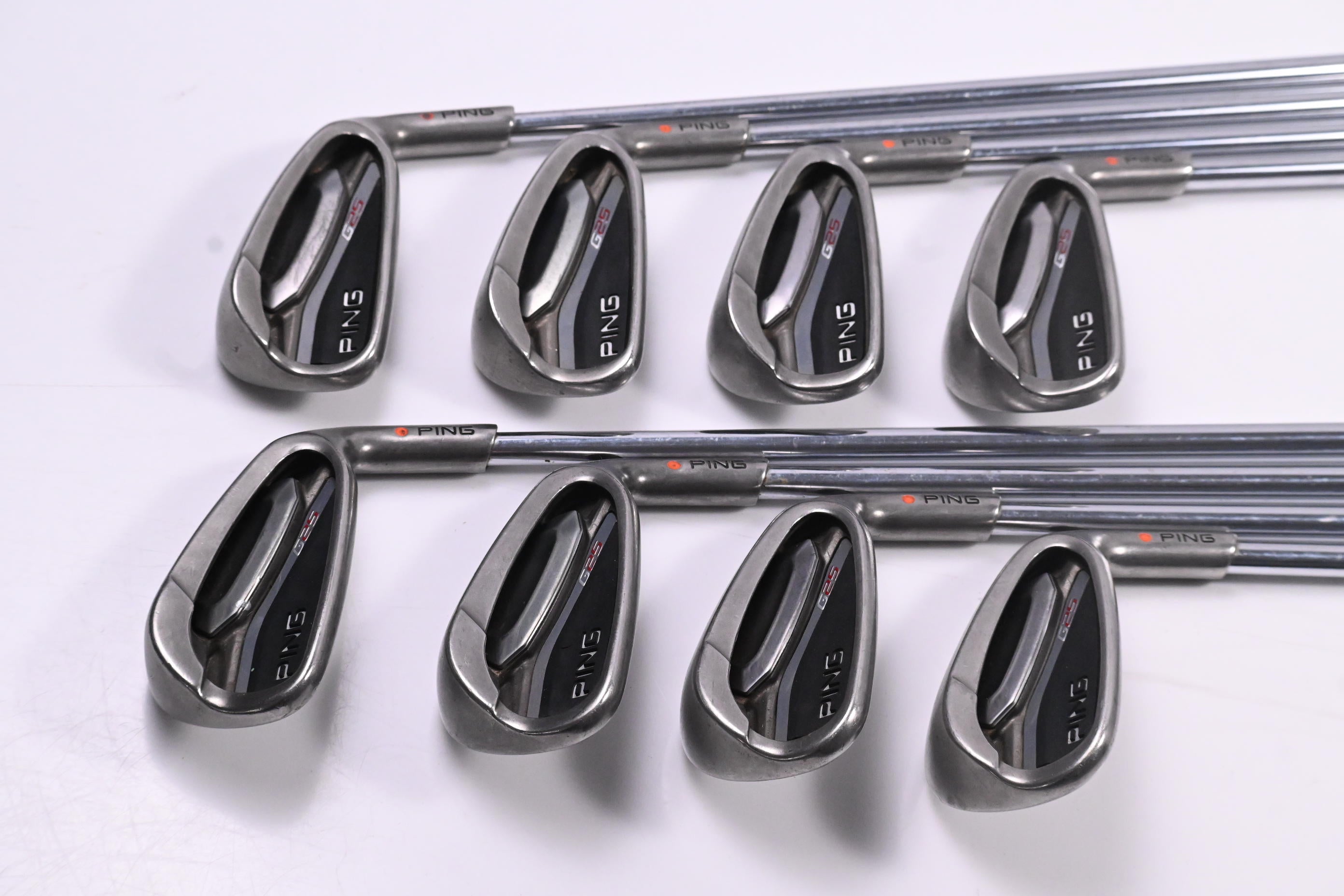 Ping G25 Irons / 4-PW+GW / Orange Dot / Stiff Flex Project X Shafts