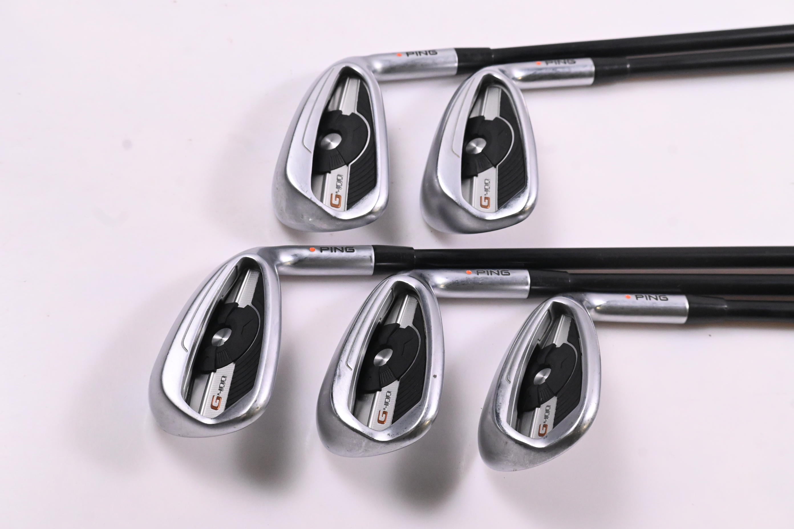 Ping G400 Irons / 7-PW / Orange Dot / Senior Flex Ping Alta CB Shafts