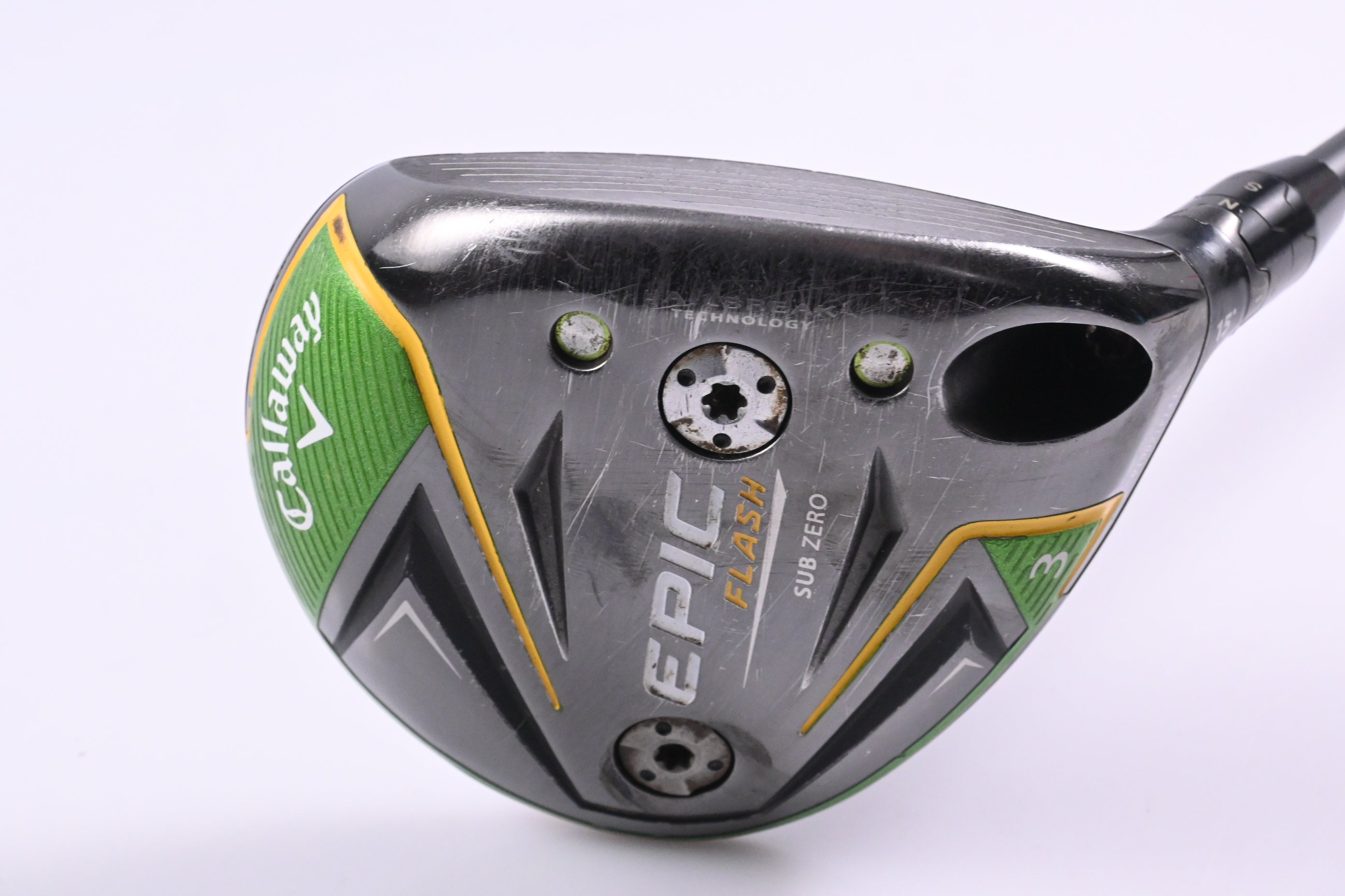 Callaway Epic Flash #3 Wood / 15 Degree / Stiff Flex HZRDUS Smoke Black 70 Shaft