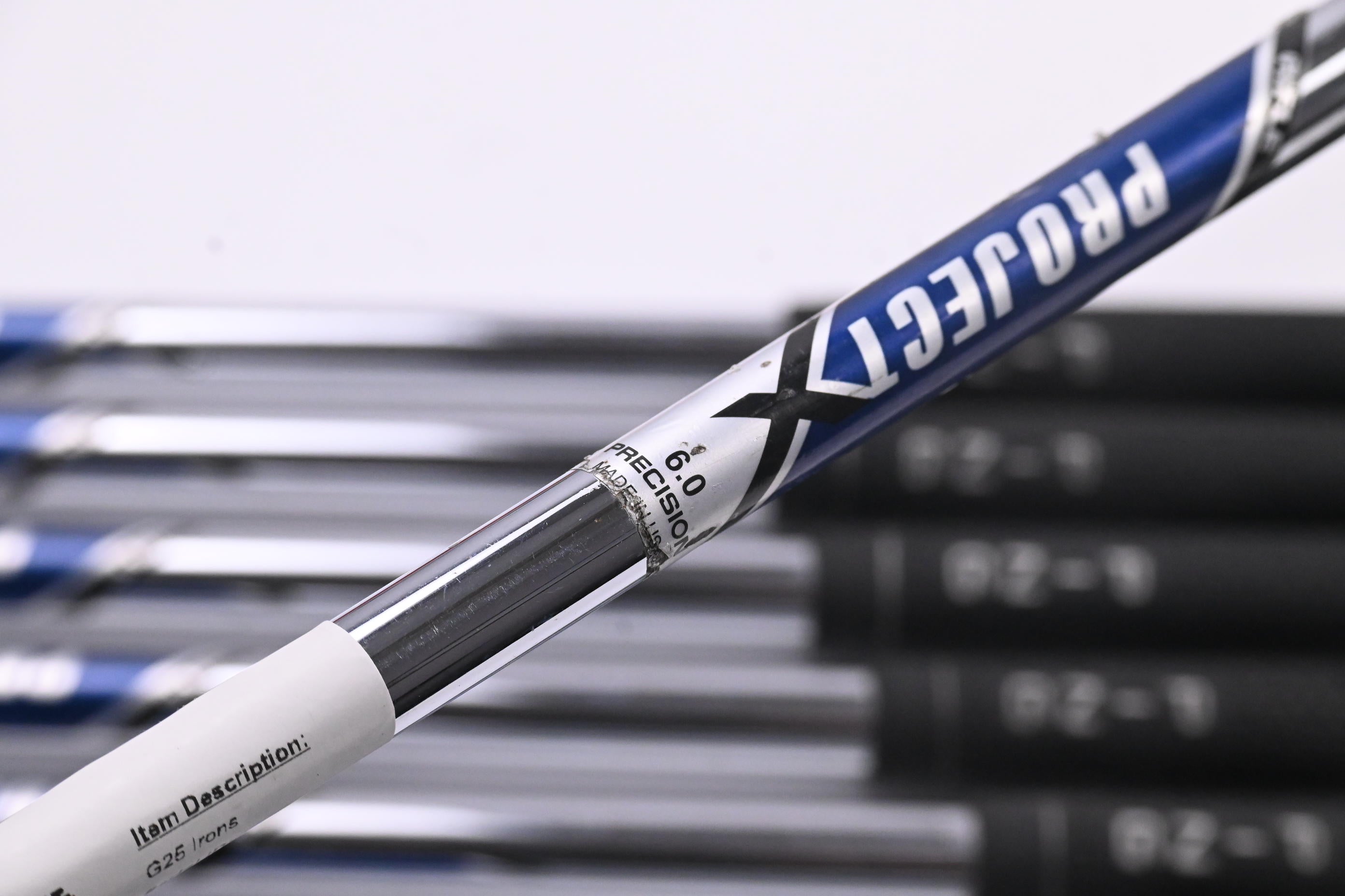 Ping G25 Irons / 4-PW+GW / Orange Dot / Stiff Flex Project X Shafts
