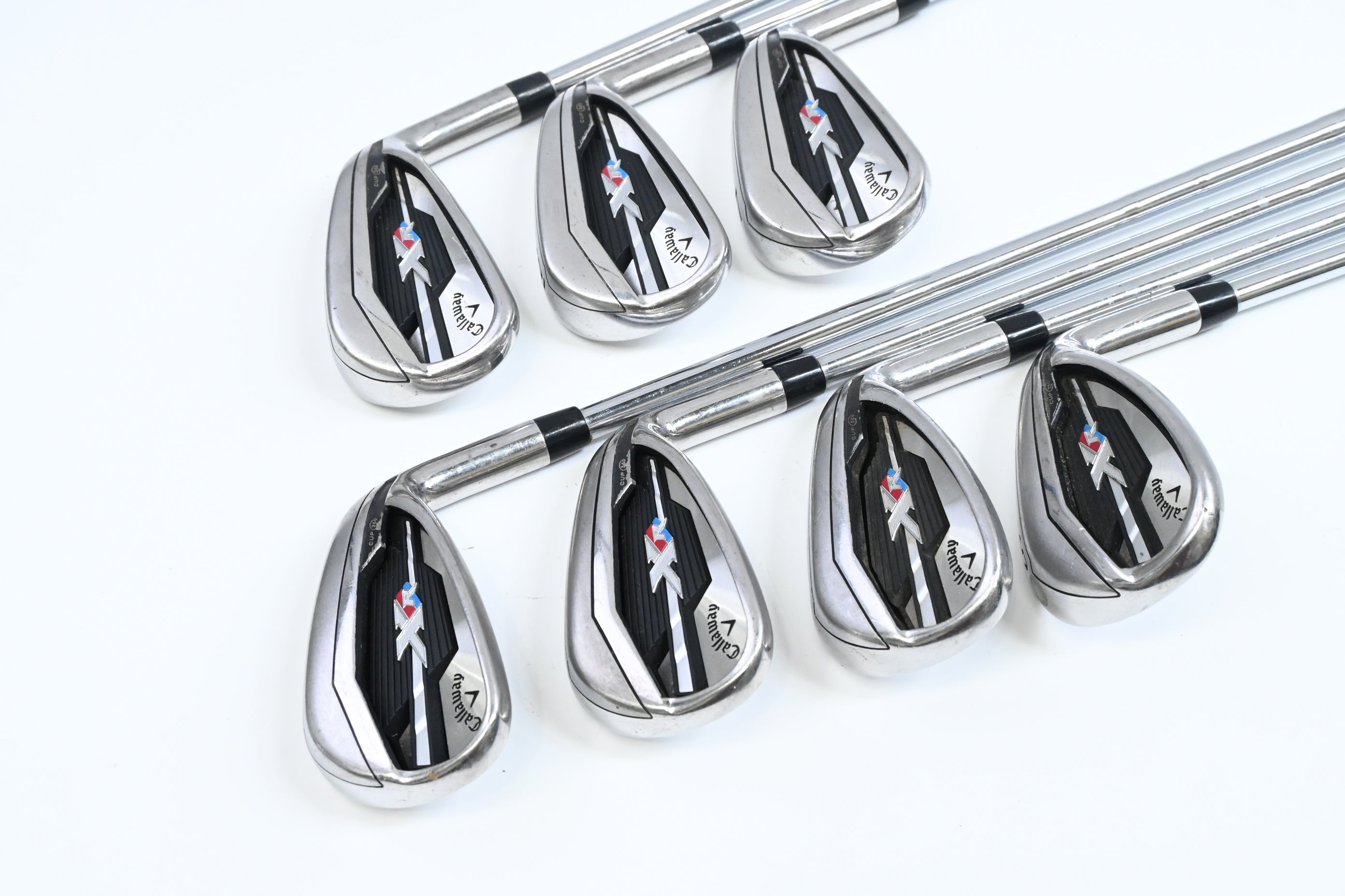 Callaway XR Irons / 5-PW+SW / Regular Flex SpeedStep 80 Shafts