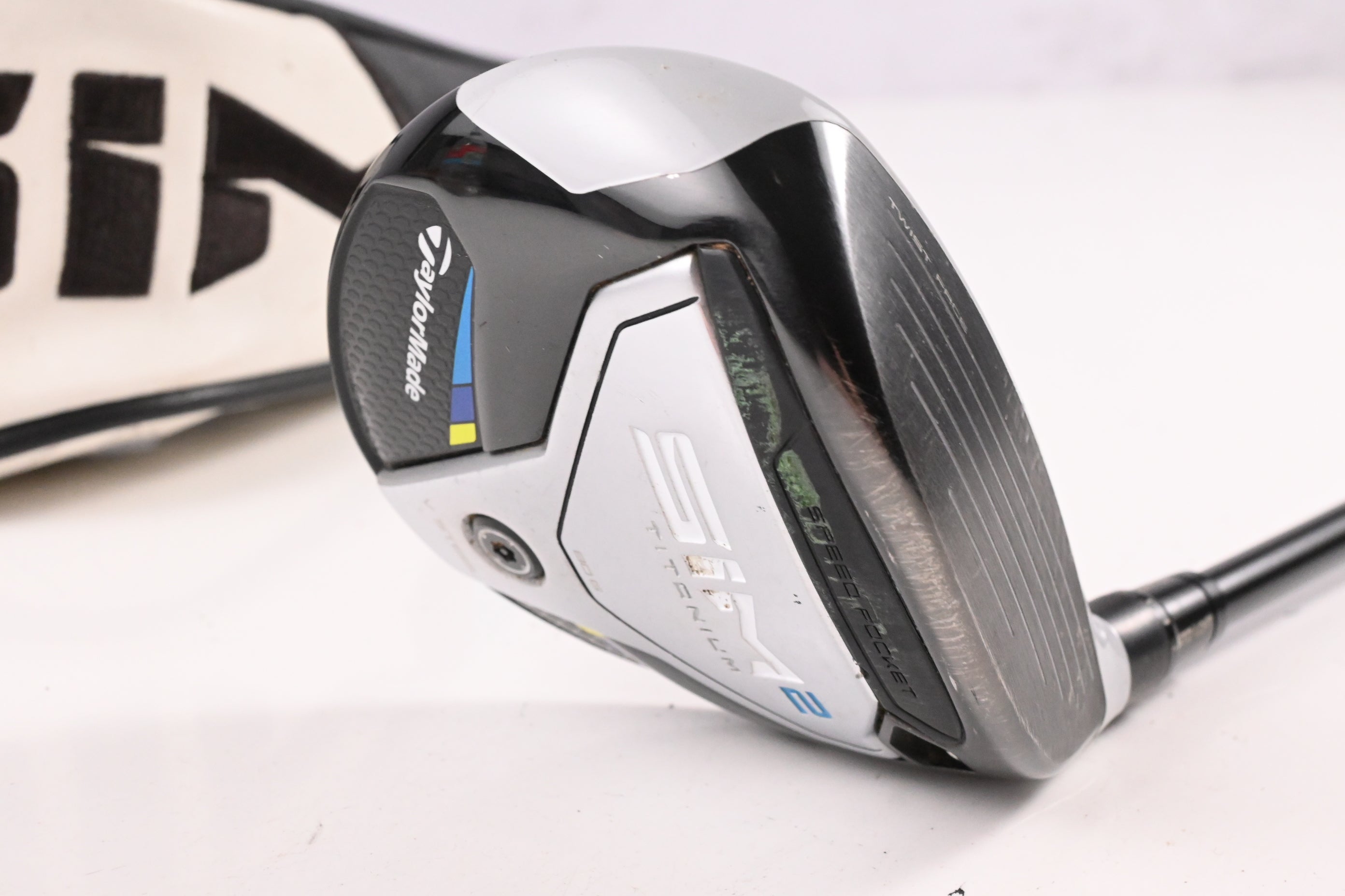 Taylormade SIM2 Ti #3 Wood / 15 Degree / Stiff Flex Tensei AV Blue 65 Shaft