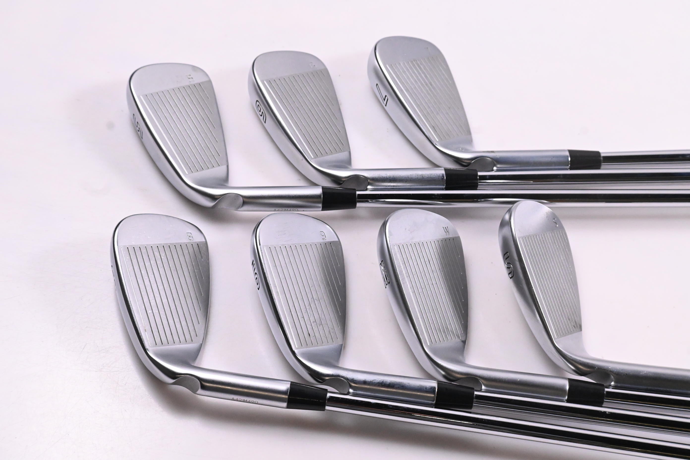 Ping G425 Irons / 5-PW+SW / Blue Dot / Regular Flex Ping AWT 2.0 Shafts