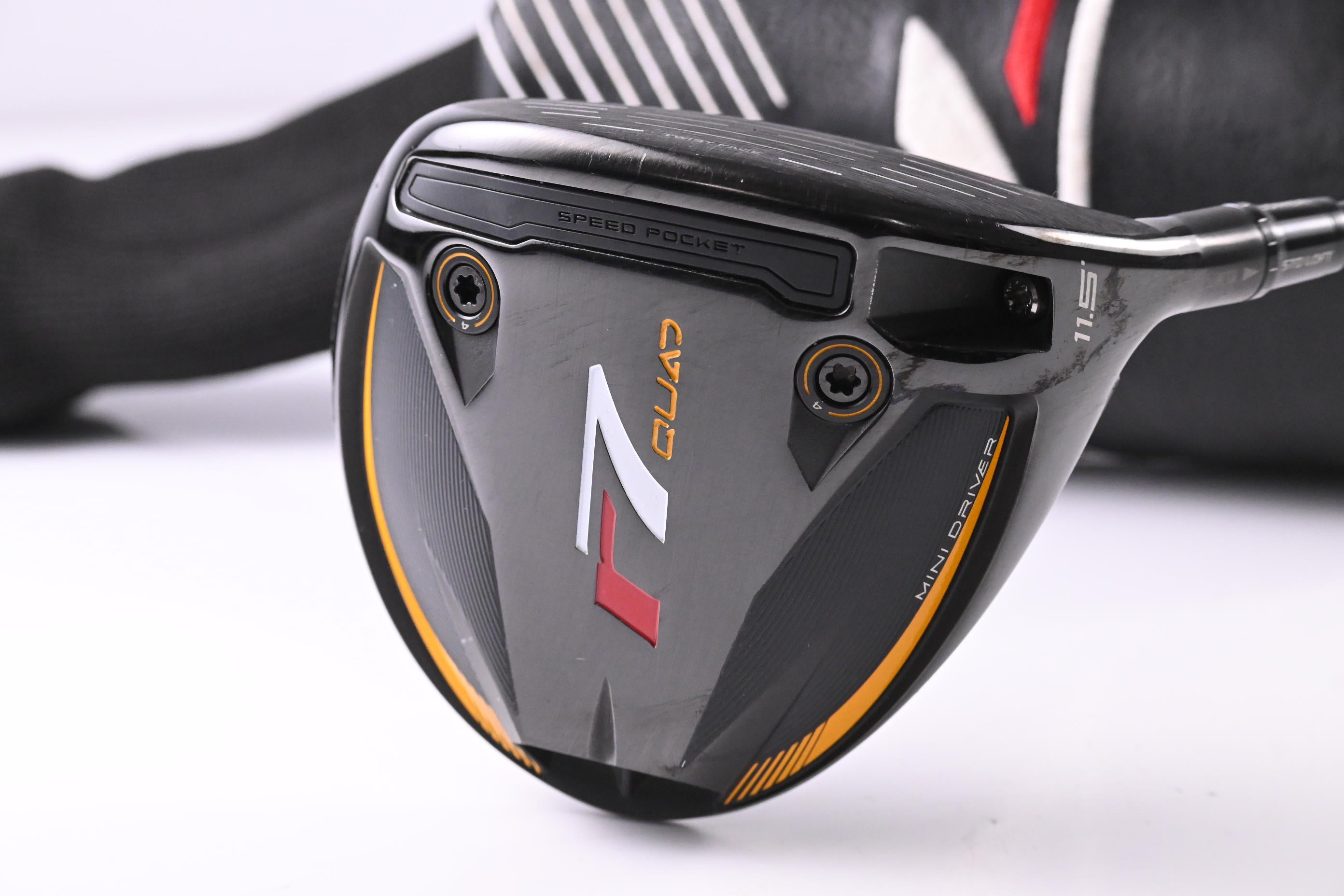Taylormade R7 Quad Mini Driver / 11.5 Degree / Stiff Flex Fujikura Speeder MD 6