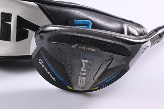 Taylormade SIM2 Max #4 Hybrid / 22 Degree / Stiff Flex Hzrdus Smoke RDX Black 80