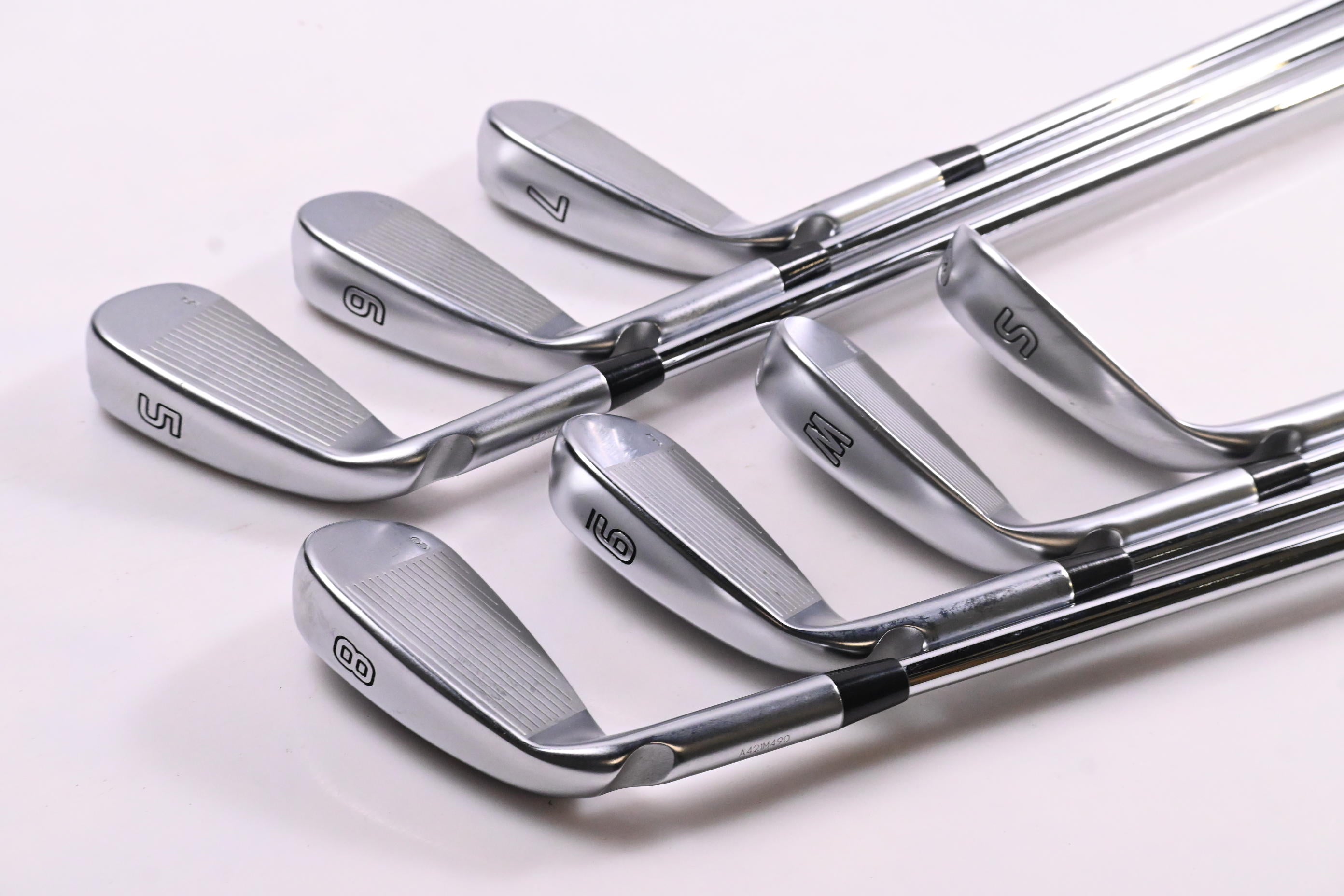 Ping G425 Irons / 5-PW+SW / Blue Dot / Regular Flex Ping AWT 2.0 Shafts