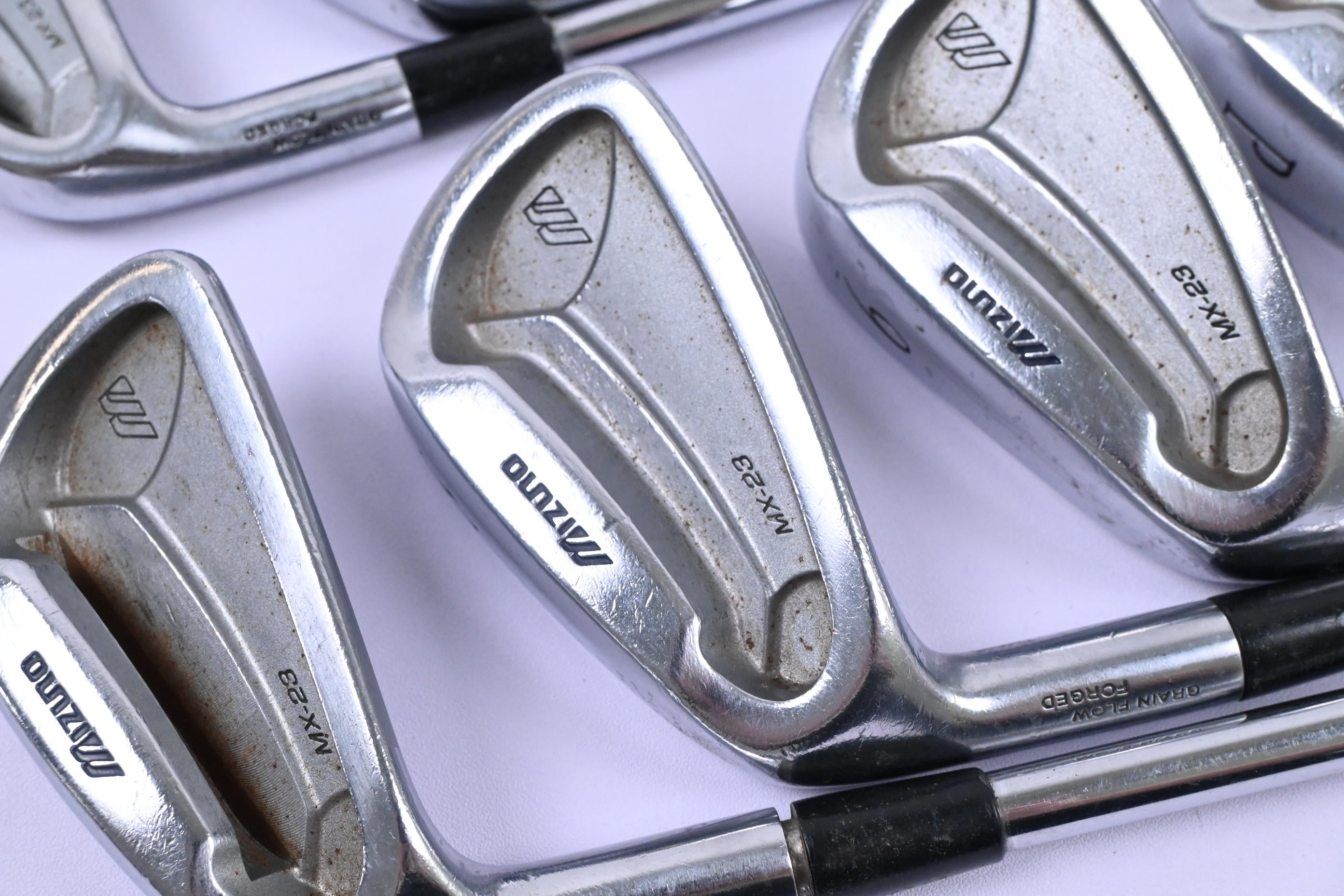 Left Hand Mizuno MX-23 Irons / 3-PW / Regular Flex Dynamic Gold Lite Shafts