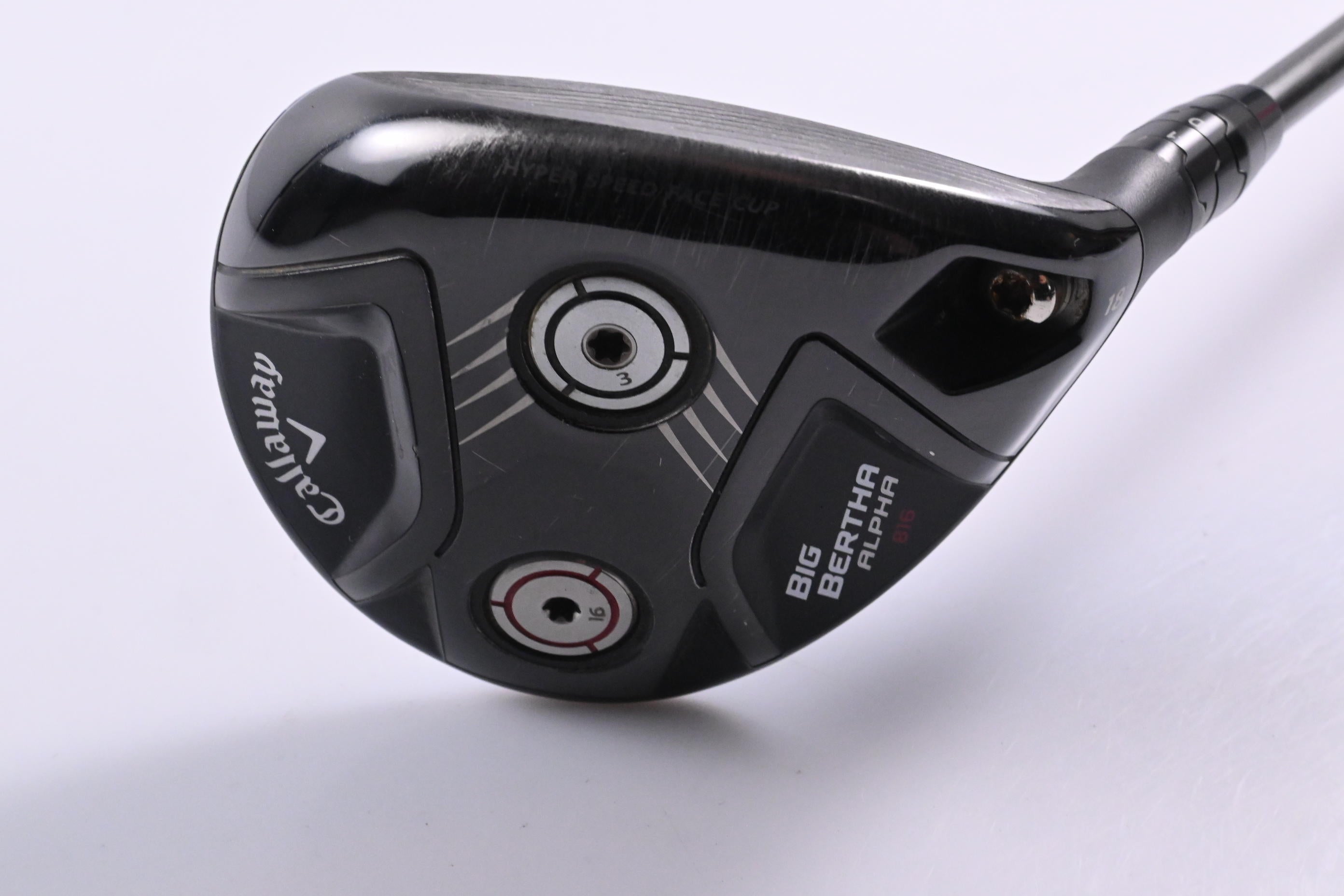 Callaway Big Bertha Alpha 816 #5 Wood / 18 Degree / Stiff Flex Aldila Rogue M.A.X 65
