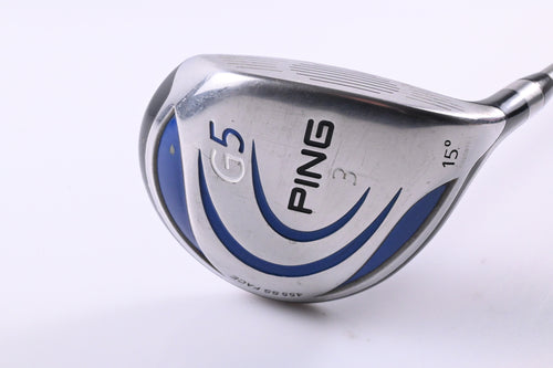 Ping G5 #3 Wood / 15 Degree / Senior Flex Ping TFC 100 Shaft