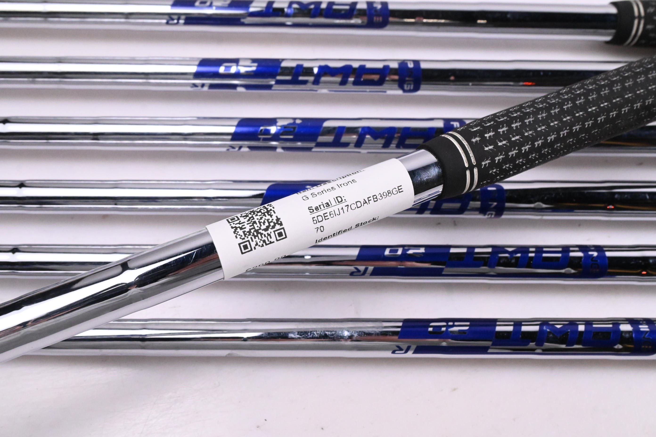 Ping G Series Irons / 4-PW / Red Dot / Regular Flex Ping AWT 2.0 Shafts