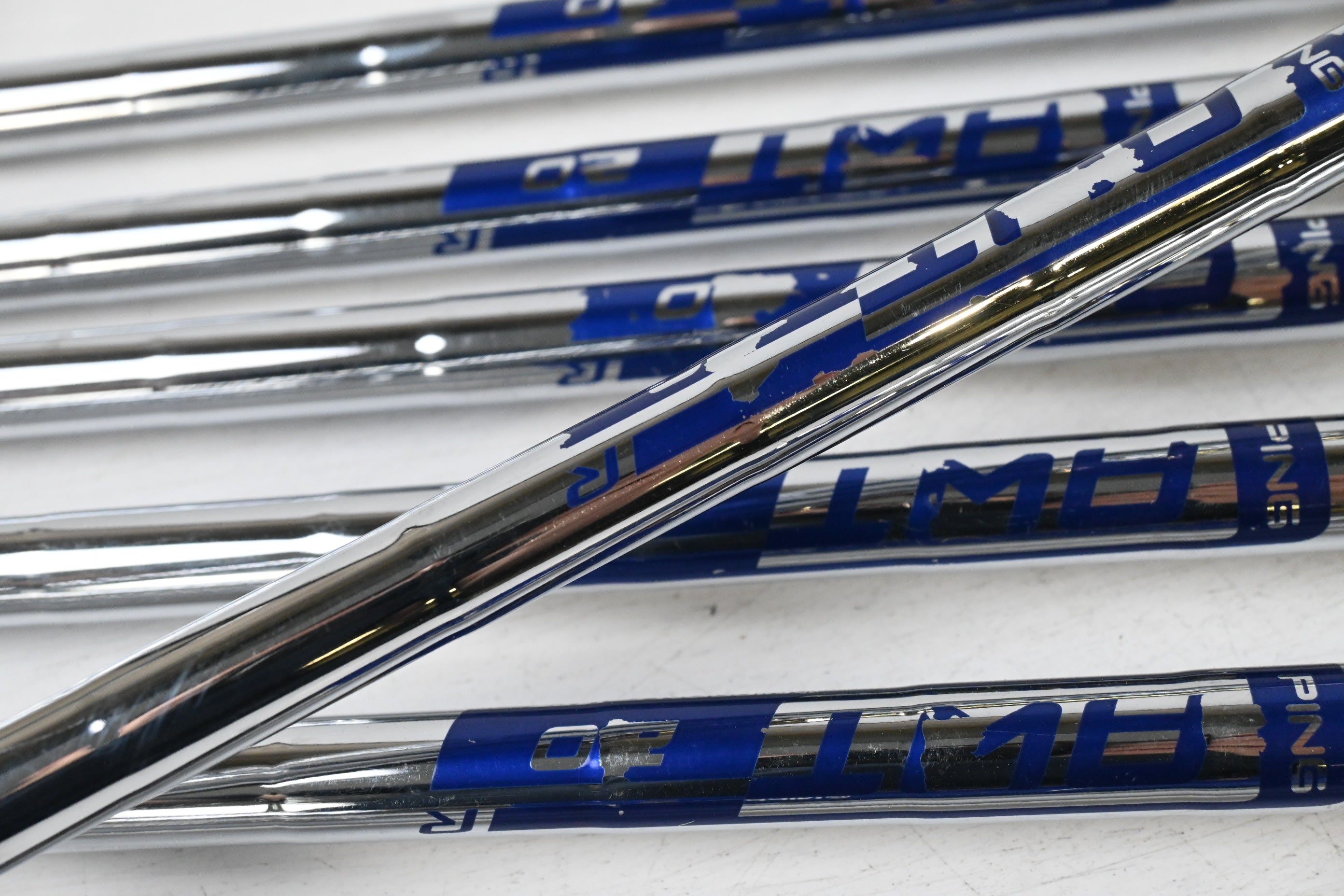 Ping G Series Irons / 5-PW+SW / Orange Dot / Regular Flex Ping AWT 2.0 Shafts