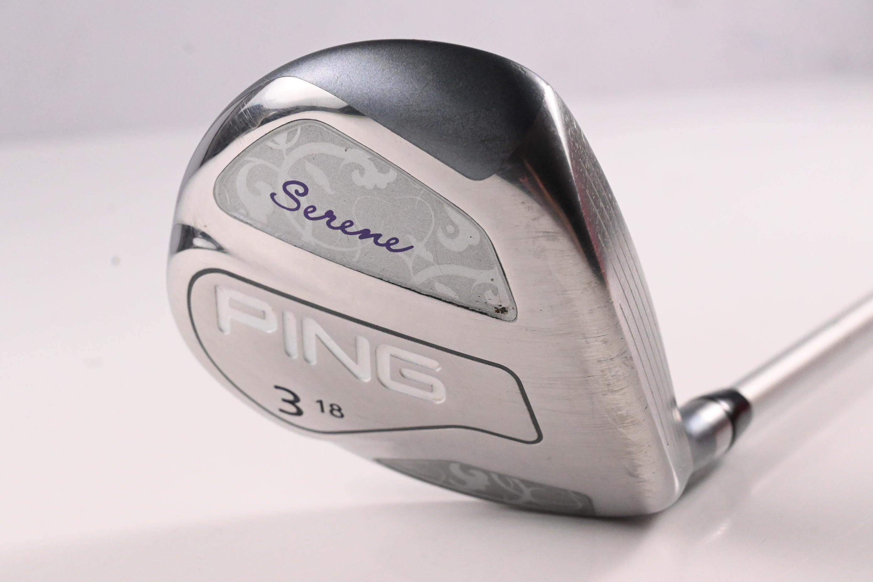 Ladies Ping Serene #3 Wood / 18 Degree / Ladies Flex Ping ULT 210 Shaft