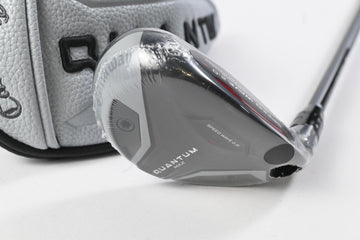 Callaway Quantum Max #4 Hybrid / 21 Degree / Stiff Flex Denali Frost Silver 70
