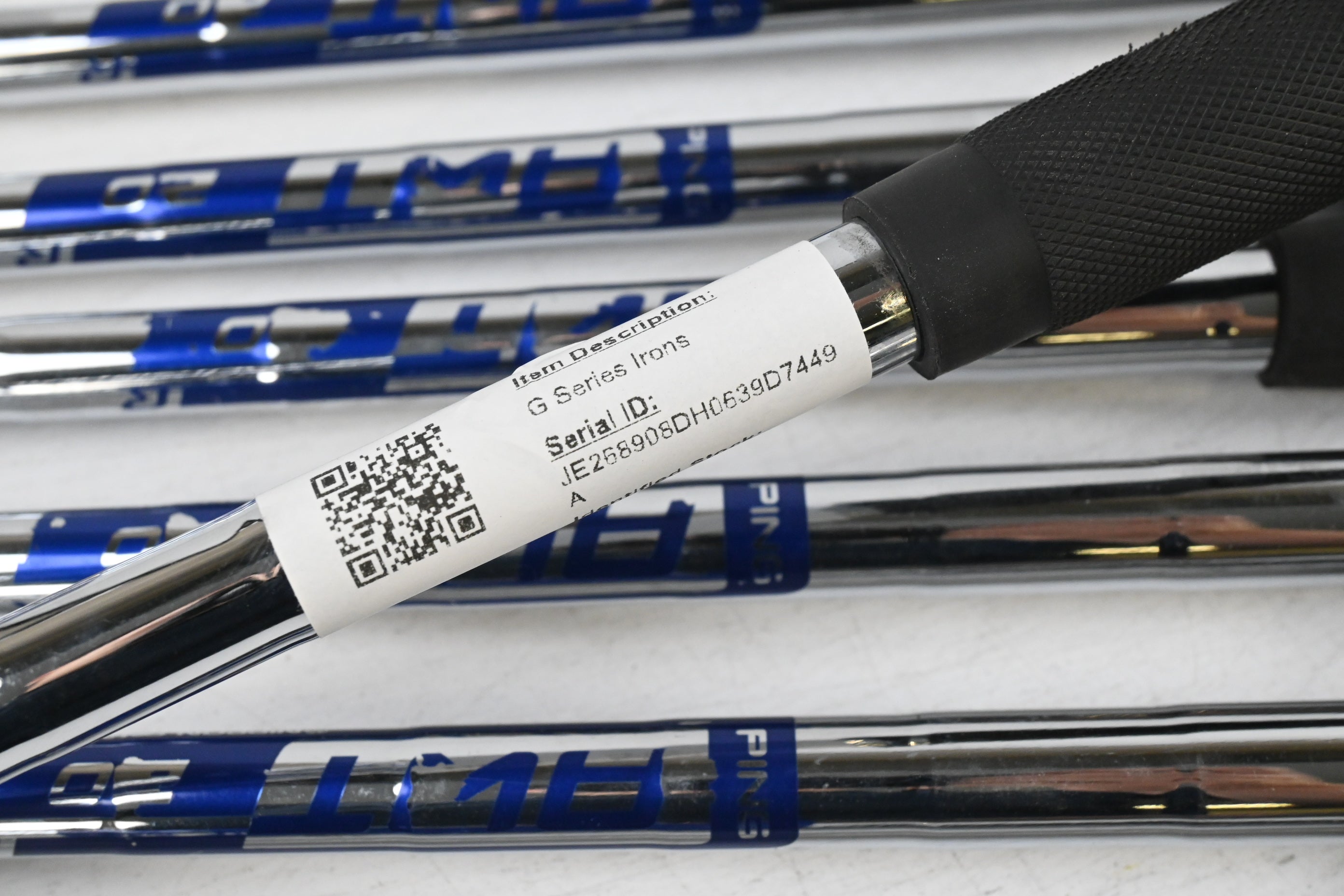Ping G Series Irons / 5-PW+SW / Orange Dot / Regular Flex Ping AWT 2.0 Shafts