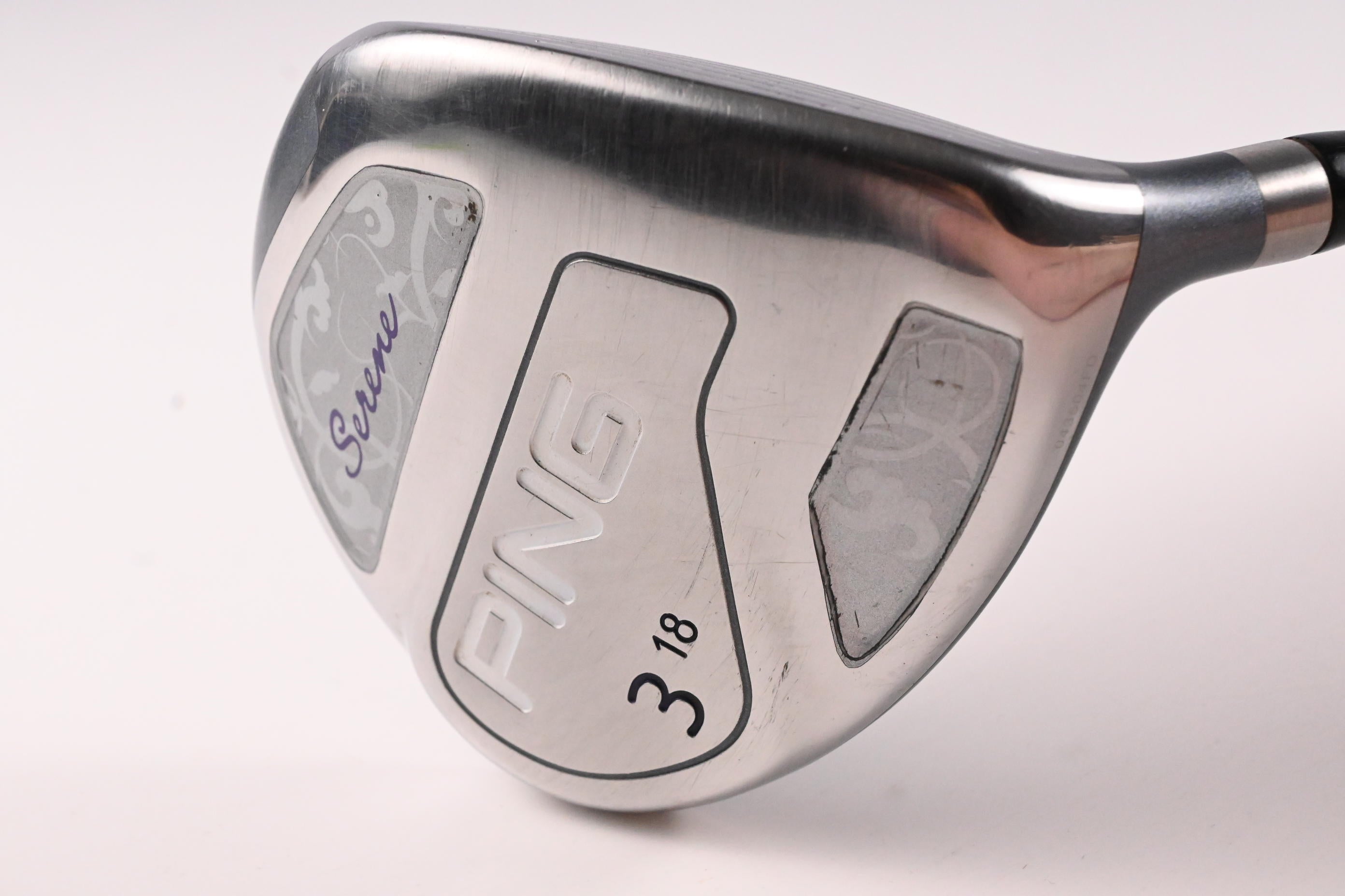 Ladies Ping Serene #3 Wood / 18 Degree / Ladies Flex Ping ULT 210 Shaft