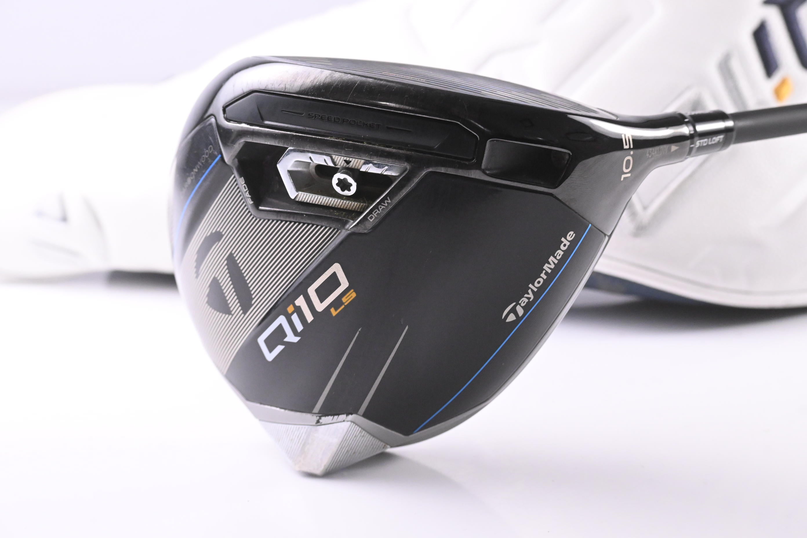 Taylormade Qi10 LS Driver / 10.5 Degree / Stiff Flex Reax Blue 50 Shaft