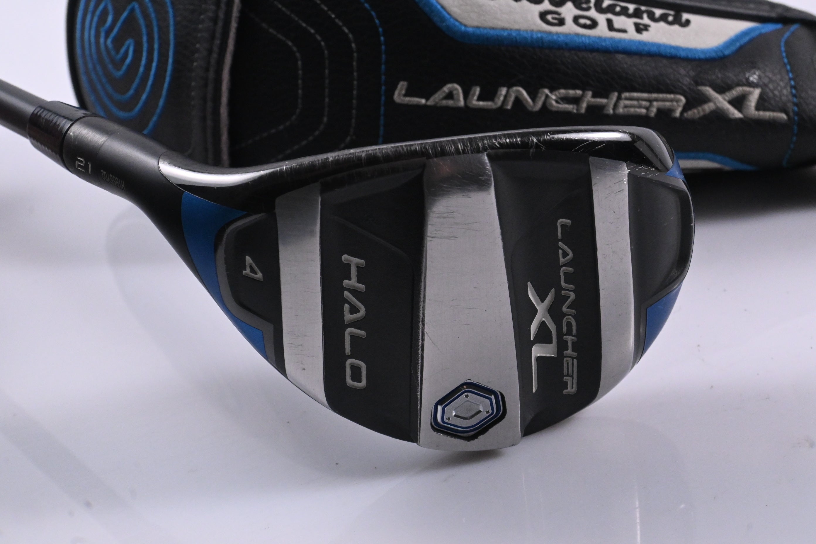 Left Hand Cleveland Launcher XL Halo #4 Hybrid / 21 Degree / Ladies Flex Cypher