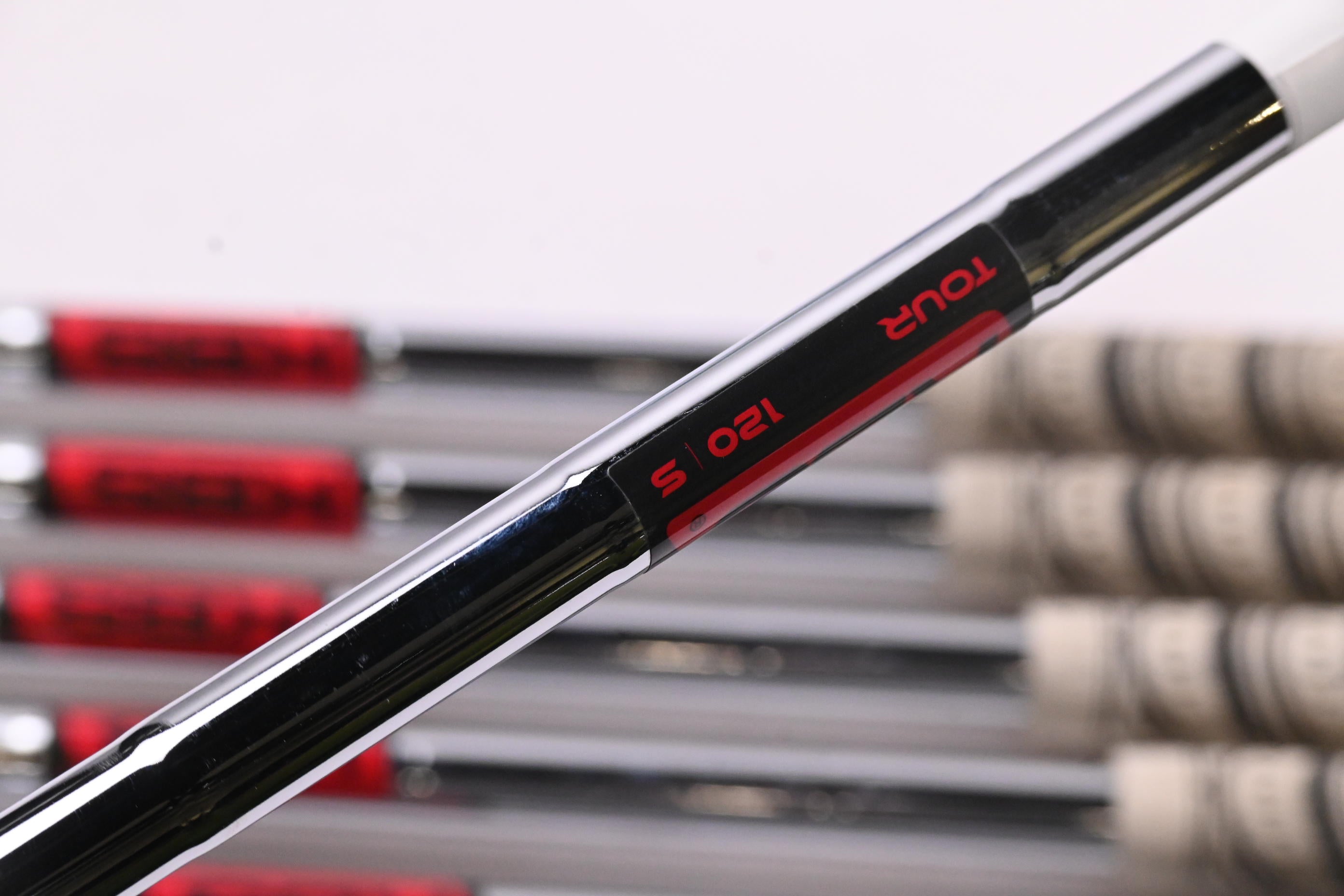Ping i230 Irons / 5-PW+GW / Green Dot / Stiff Flex KBS Tour 120 Shafts