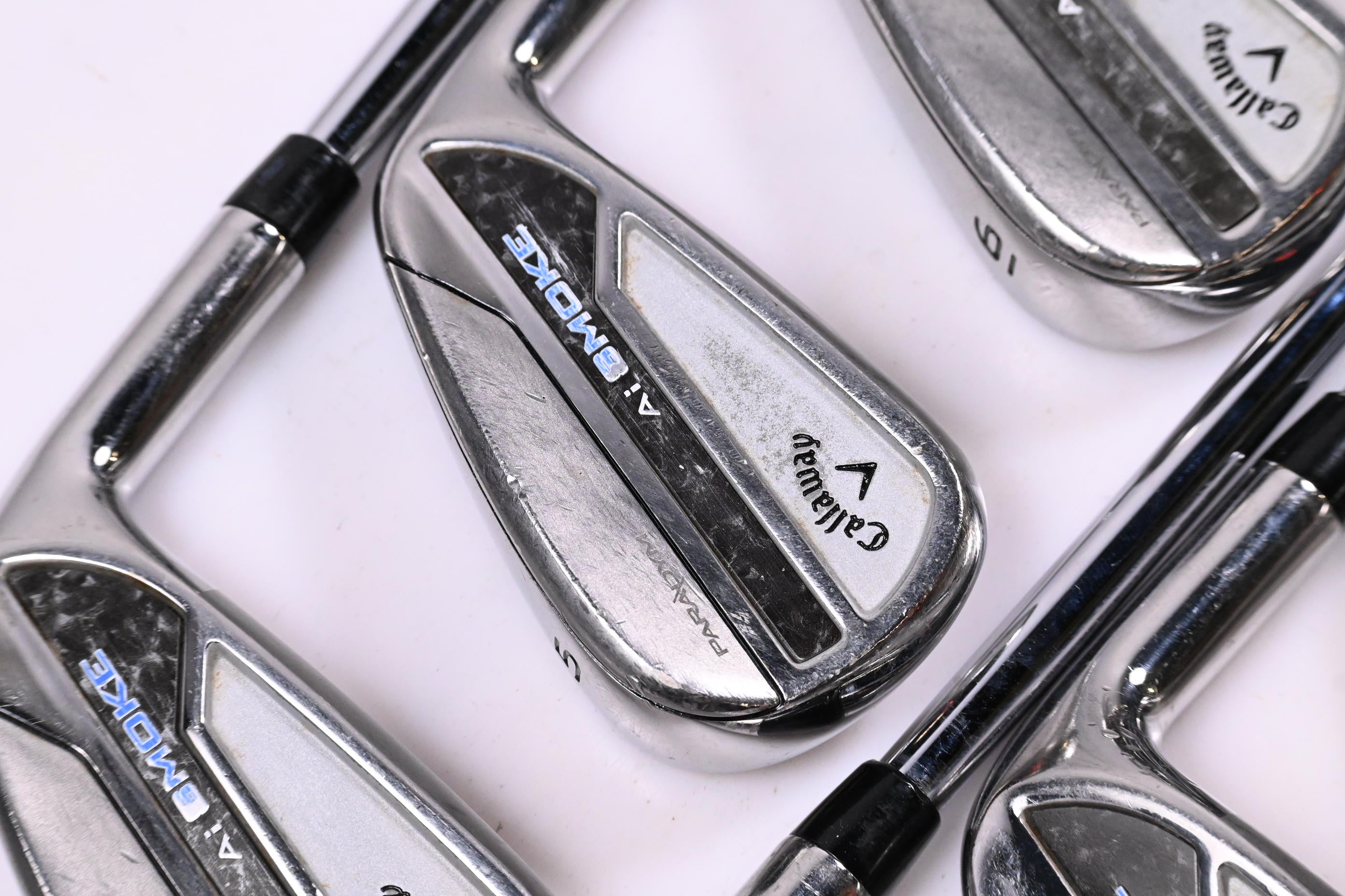 Callaway Paradym Ai Smoke Irons / 4-PW+AW / Stiff Flex Dynamic Gold Mid 115 S300