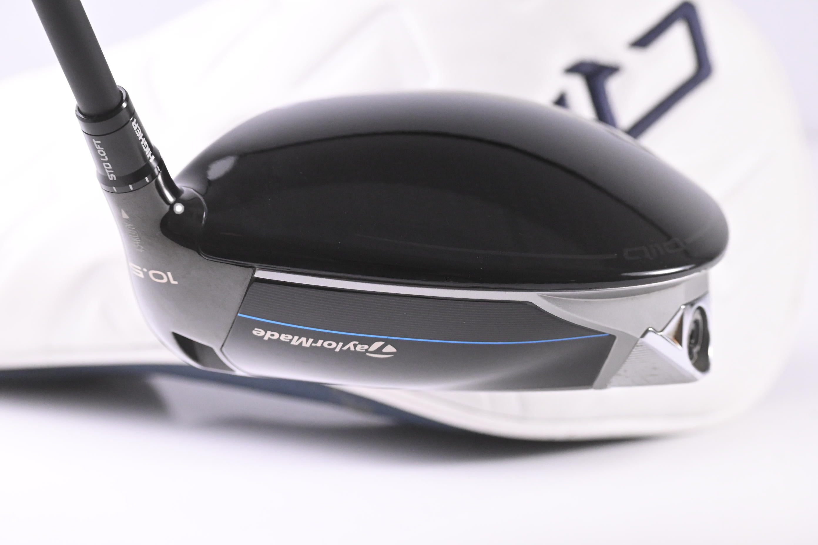 Taylormade Qi10 LS Driver / 10.5 Degree / Stiff Flex Reax Blue 50 Shaft