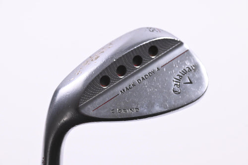 Left Hand Callaway Mack Daddy 4 Lob Wedge / 58 Degree / Stiff Flex Dynamic Gold