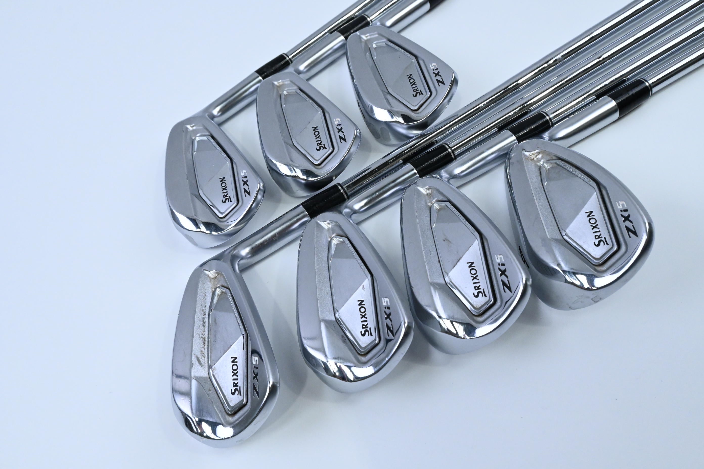 Srixon ZXi5 Irons / 5-PW+AW / Stiff Flex KBS $-Taper 120 Shafts