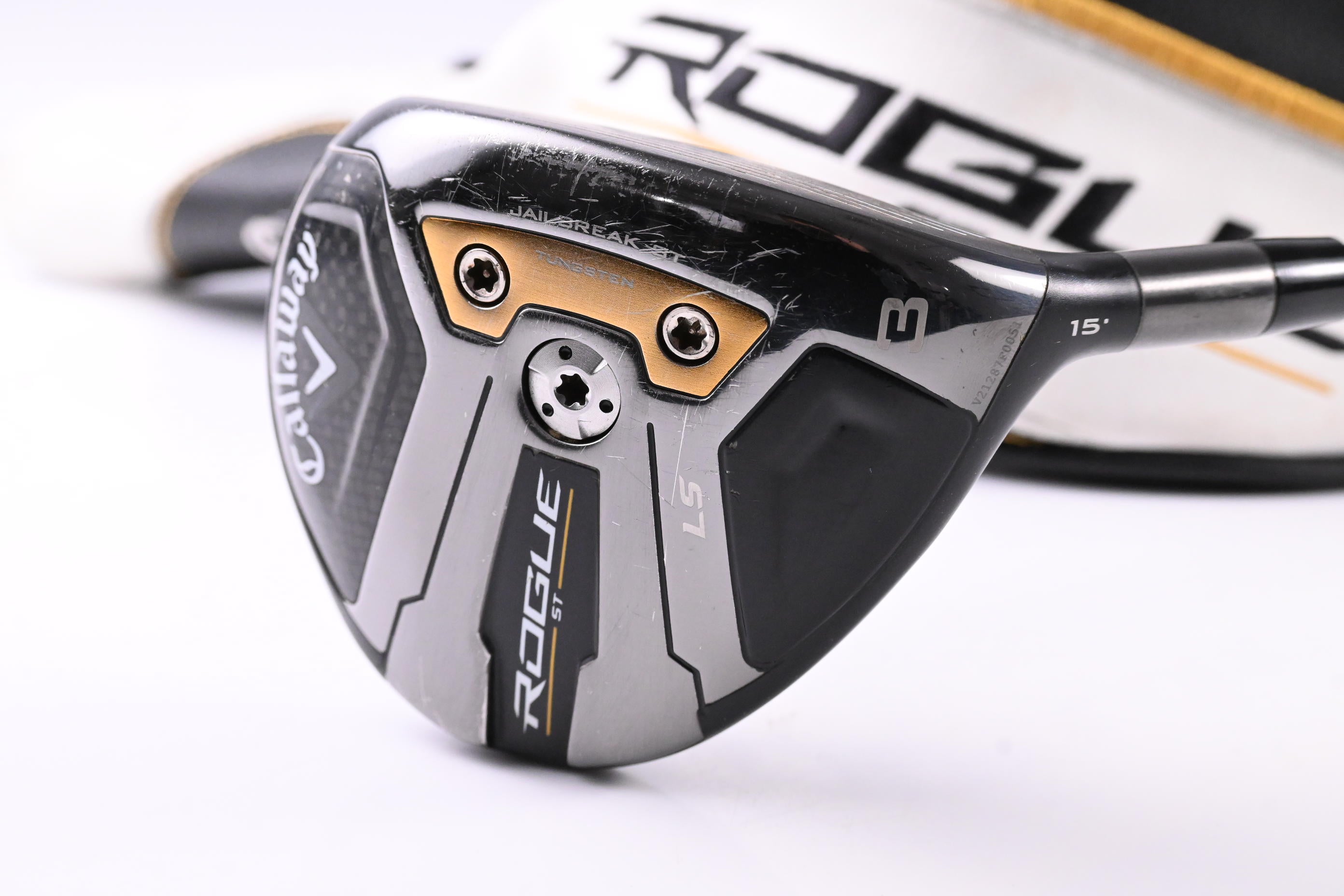 Callaway Rogue ST LS #3 Wood / 15 Degree / Stiff Flex Tensei AV White 75 Shaft