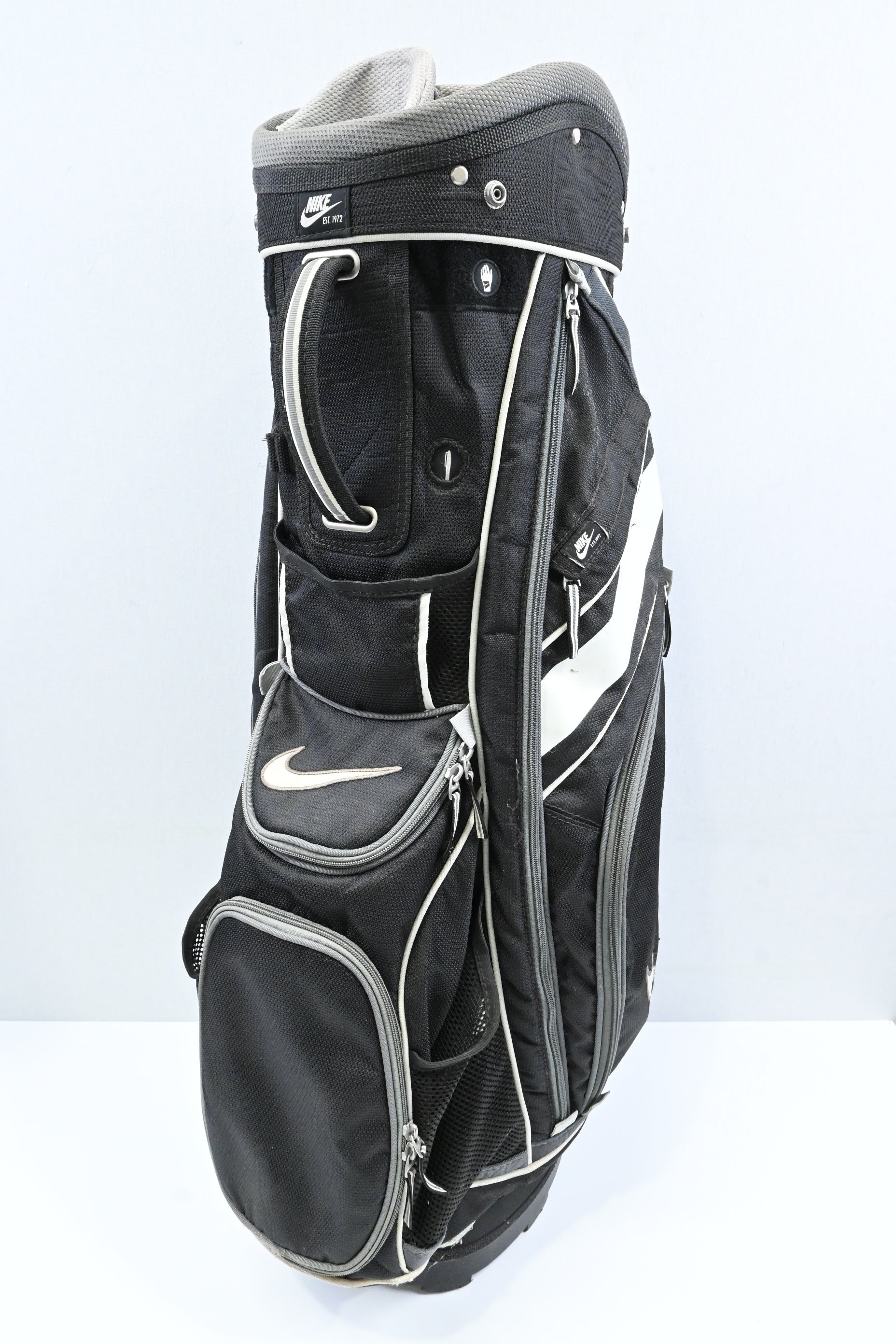Nike Cart Bag / 14-Way / Black, White