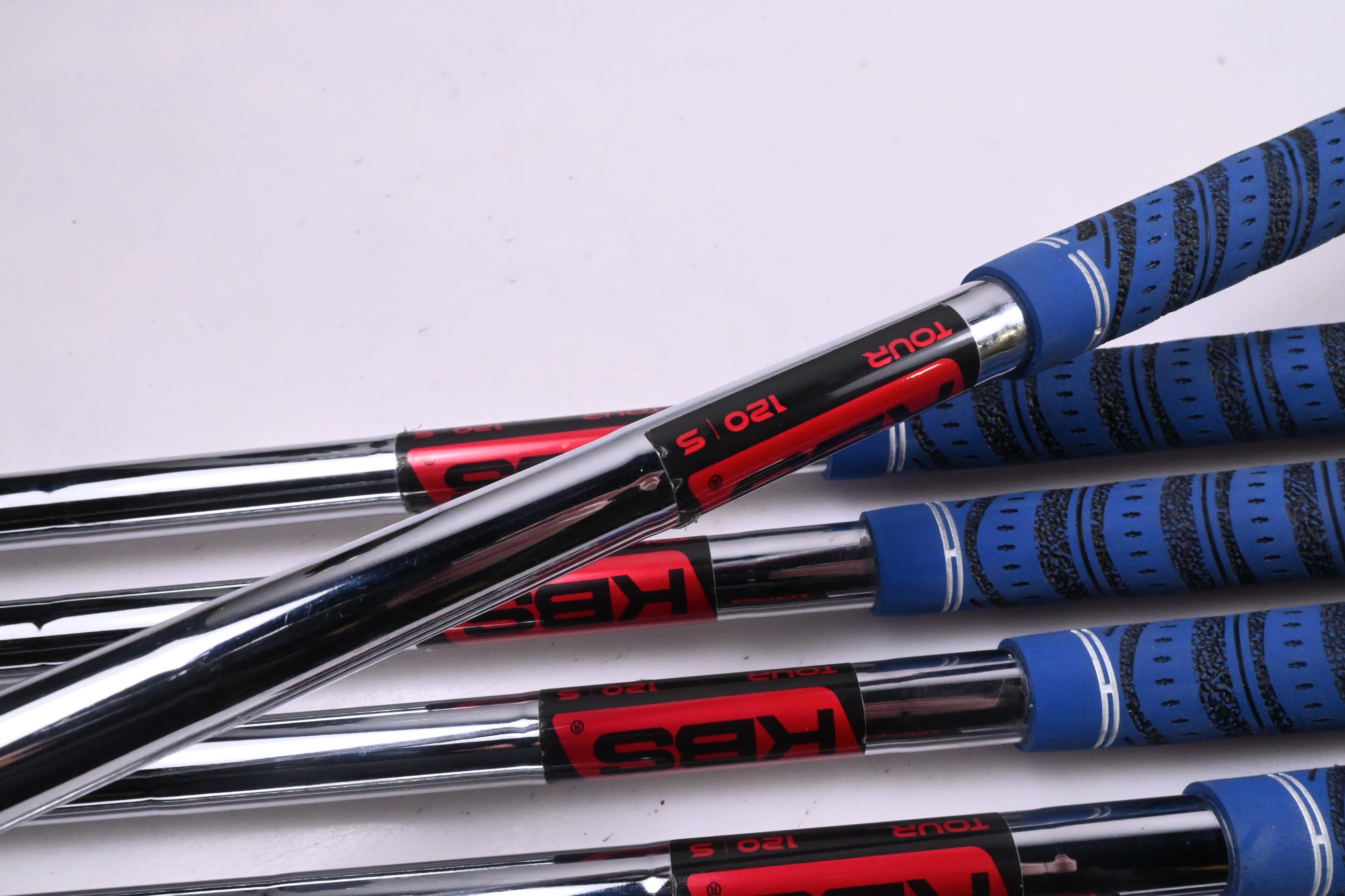 Ping i230 Irons / 4-PW / Green Dot / Stiff Flex KBS Tour 120 Shafts