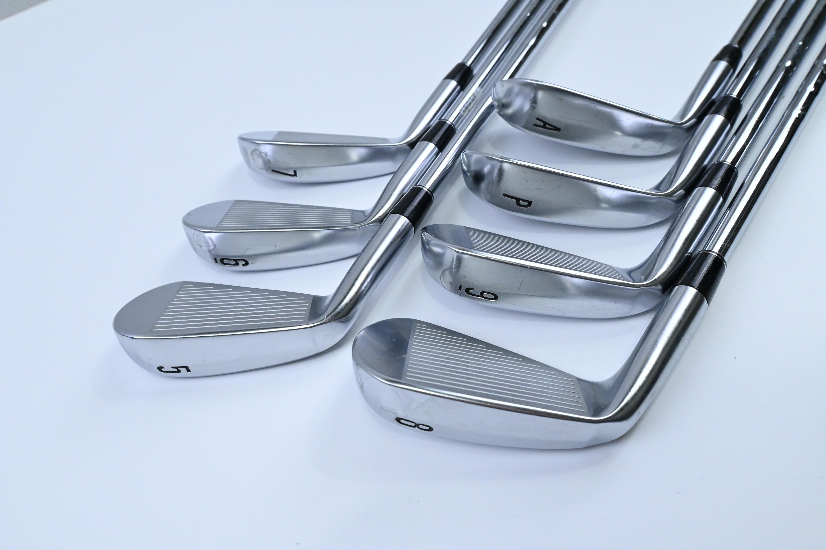 Srixon ZXi5 Irons / 5-PW+AW / Stiff Flex KBS $-Taper 120 Shafts