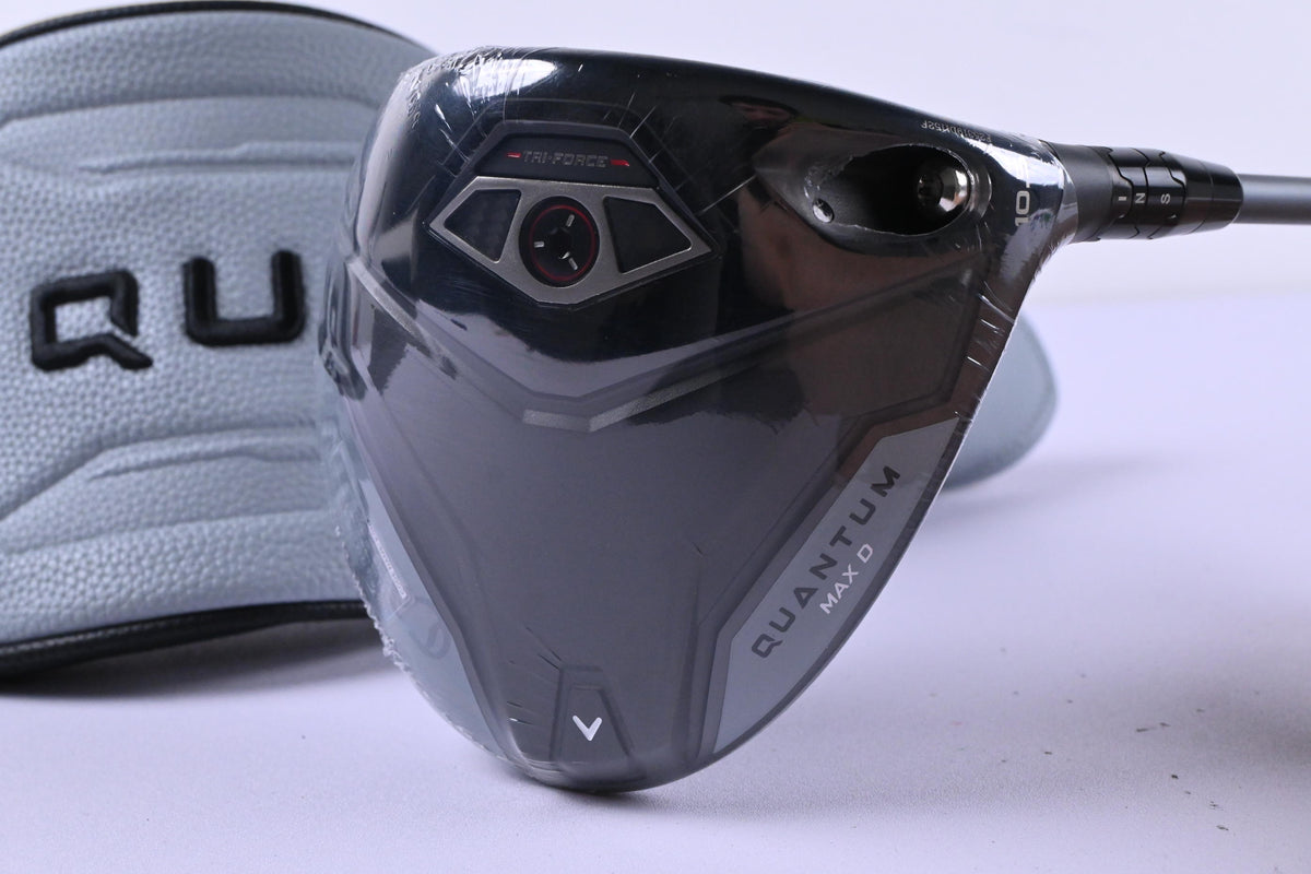 Callaway Quantum Max D Driver / 10.5 Degree / Stiff Flex Denali Frost Silver 50