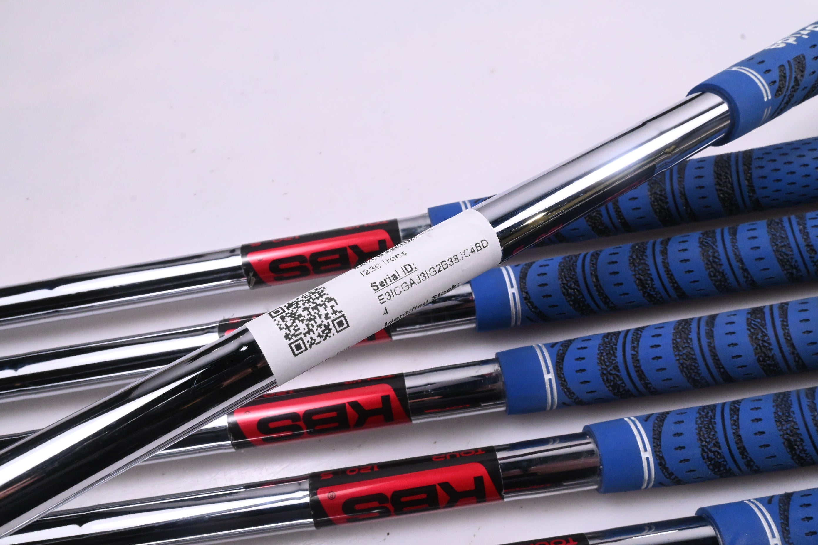 Ping i230 Irons / 4-PW / Green Dot / Stiff Flex KBS Tour 120 Shafts