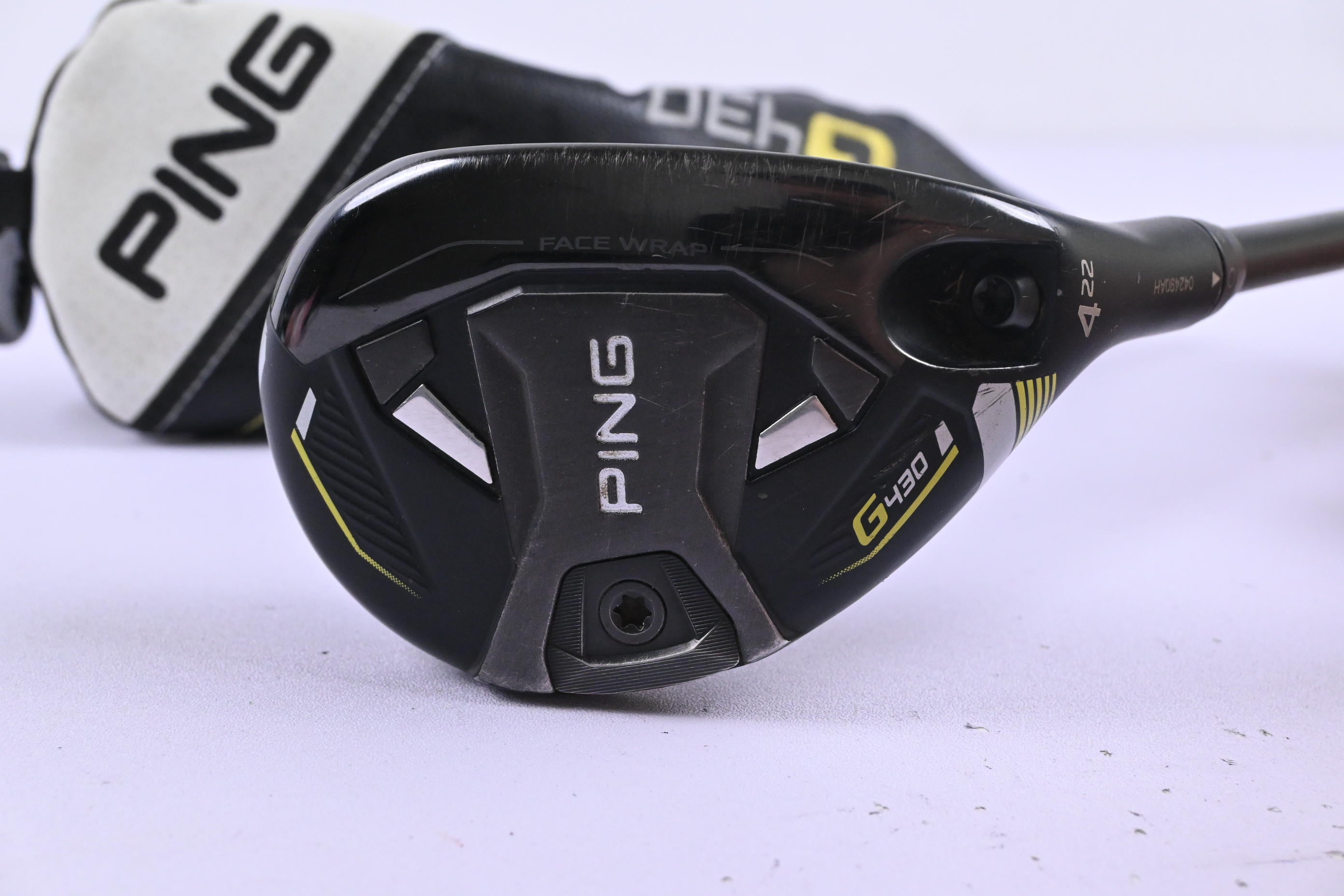 Ping G430 #4 Hybrid / 22 Degree / Regular Flex Ping Alta CB Black 70 Shaft