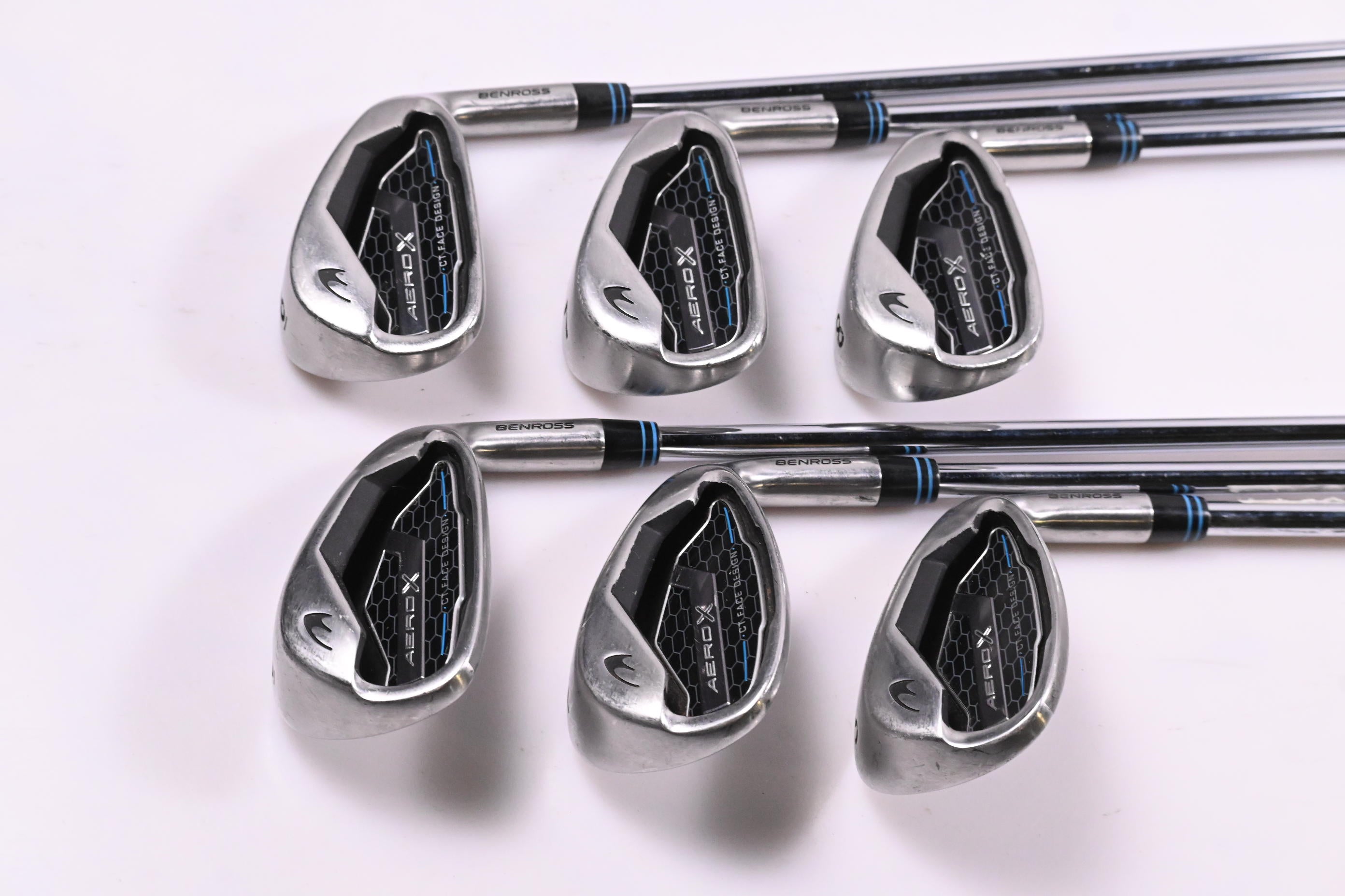 Benross Aero X Irons / 6-PW+SW / Regular Flex KBS Max 80 Shafts